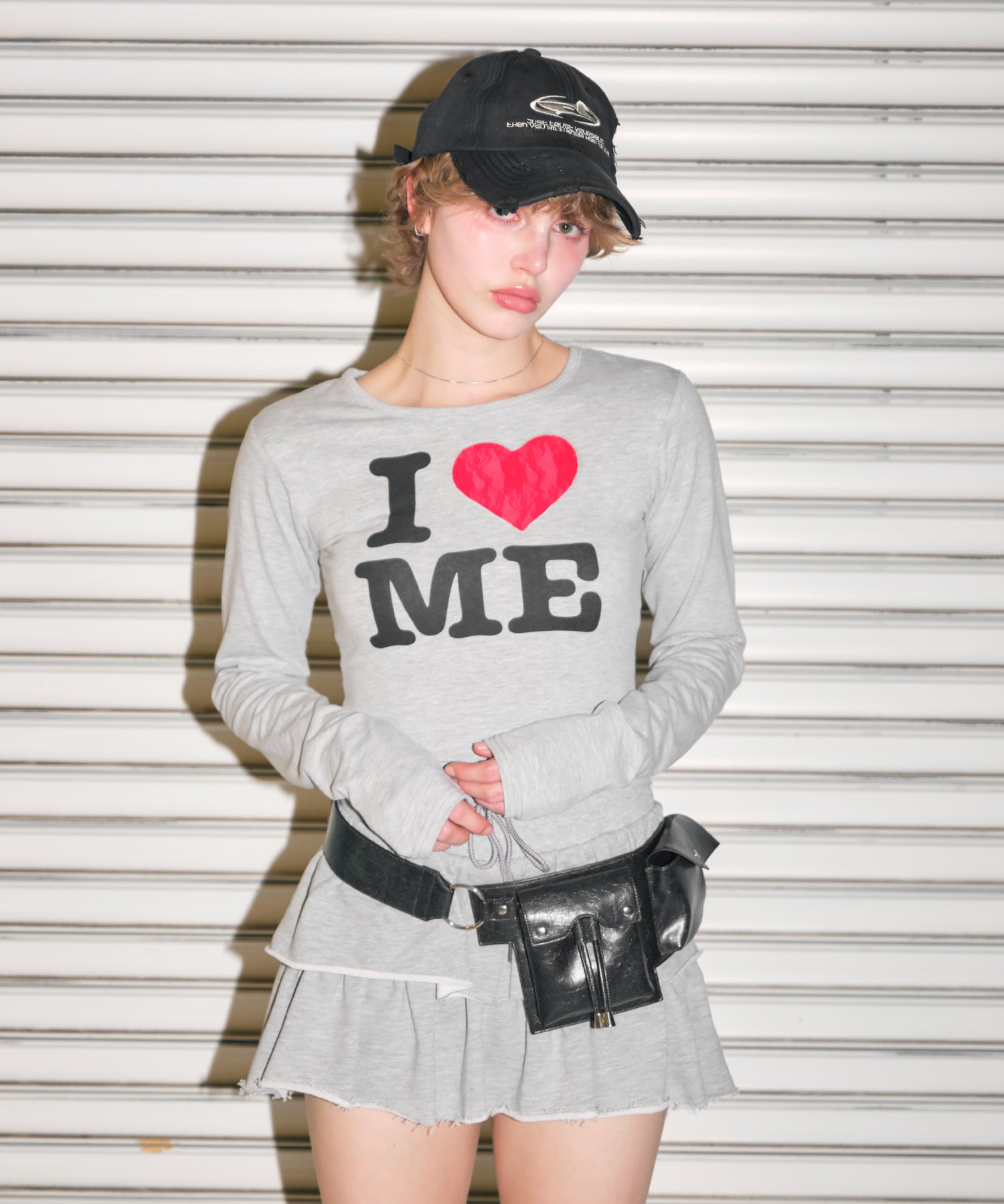 MODEL:170cm/COLOR:GRAY/SIZE:F