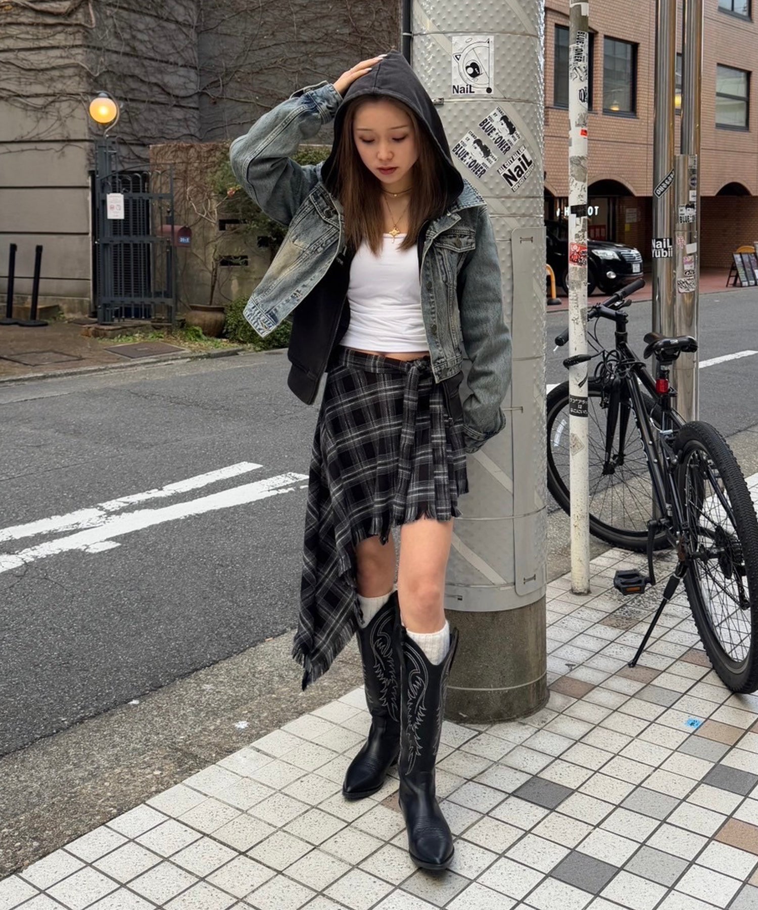 STAFF:155cm/COLOR:BLACK/SIZE:M