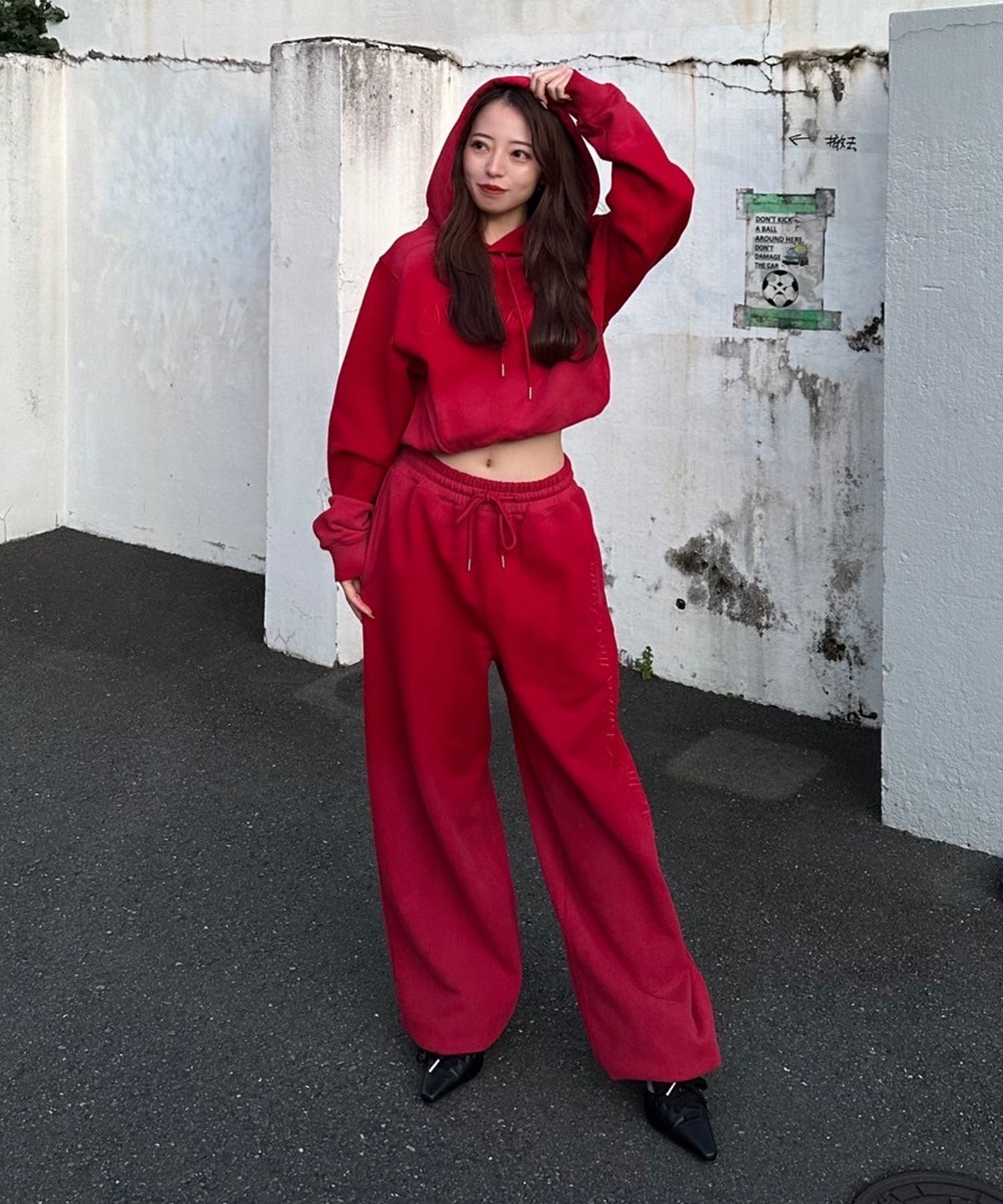【ルクア大阪店限定カラー】STAFF:153cm/COLOR:RED/SIZE:F