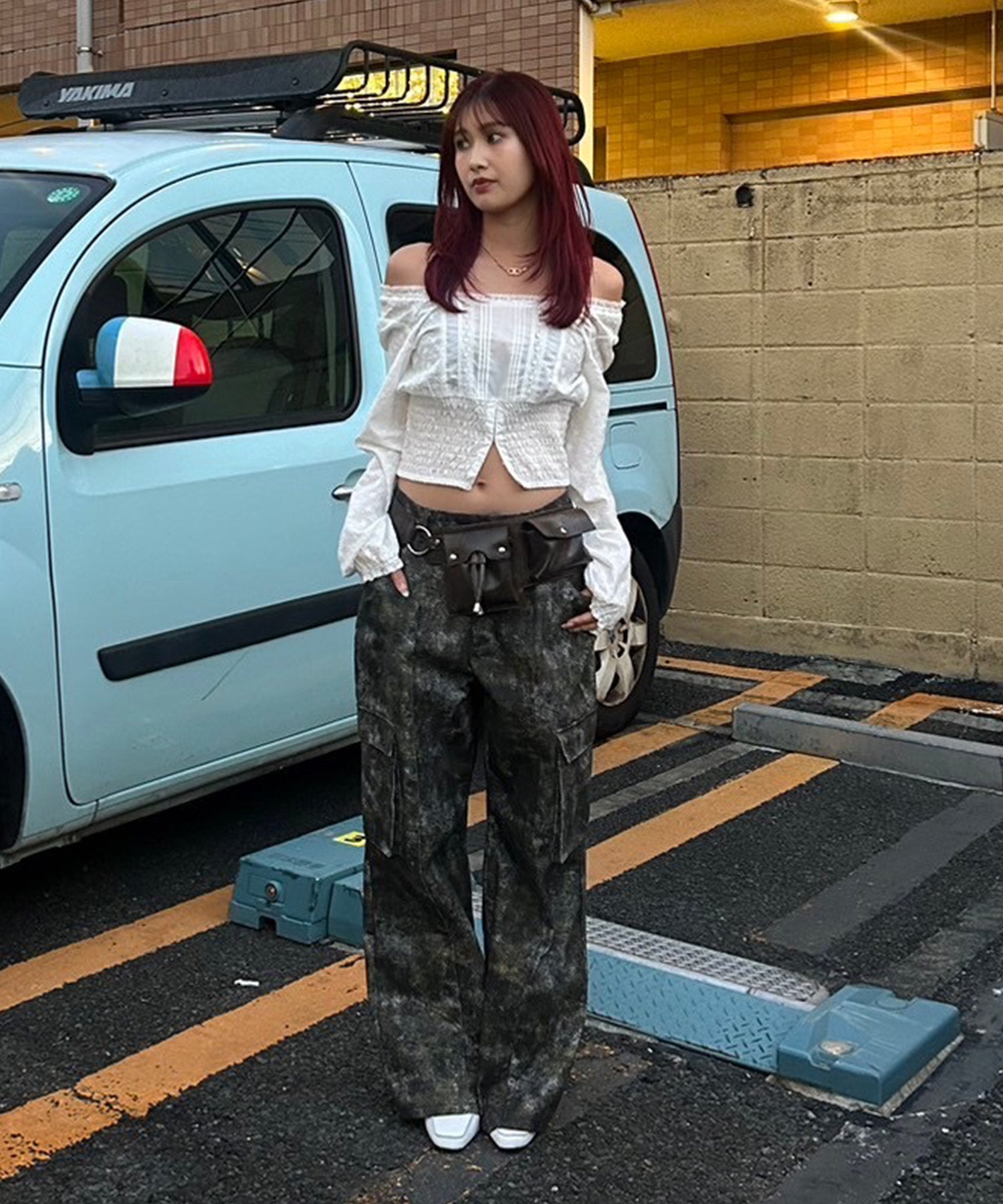 STAFF:163cm/COLOR:WHITE/SIZE:F