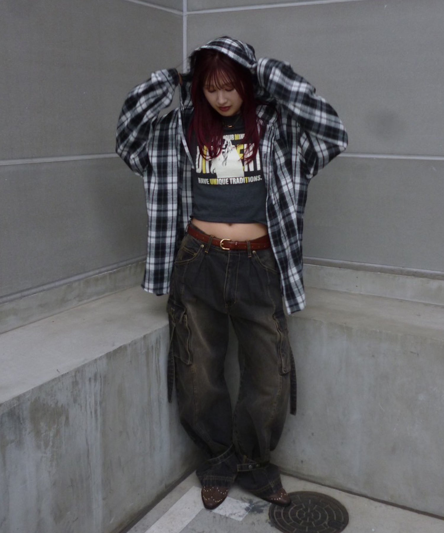 STAFF:163cm/COLOR:BLACK/SIZE:M