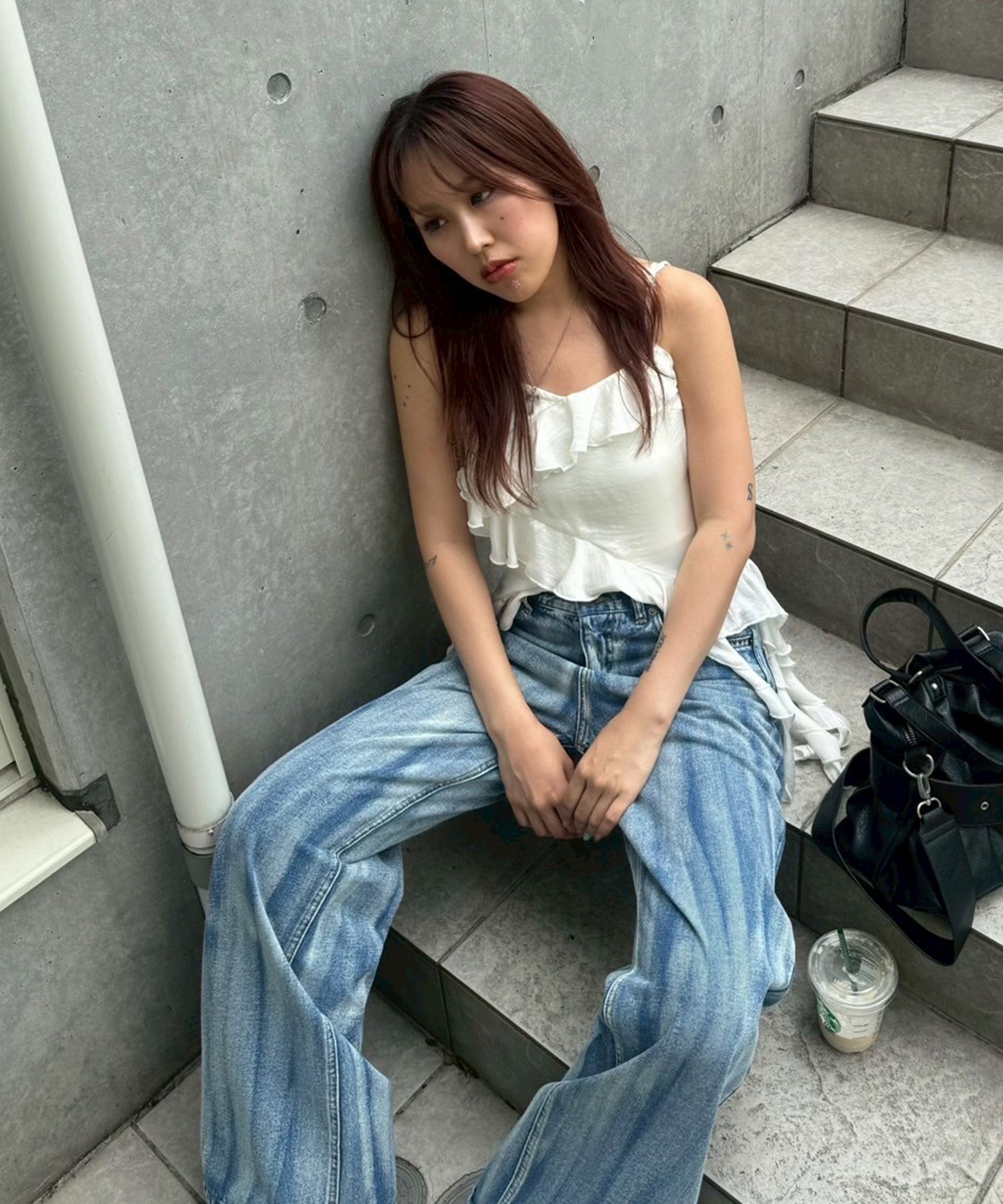 STAFF:158cm/COLOR:BLUE/SIZE:25