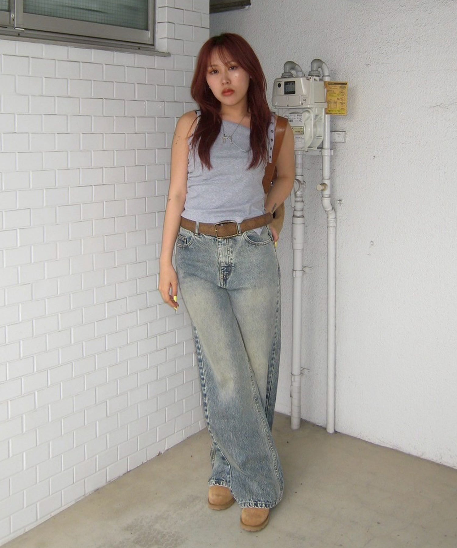 STAFF:158cm/COLOR:GRAY/SIZE:F