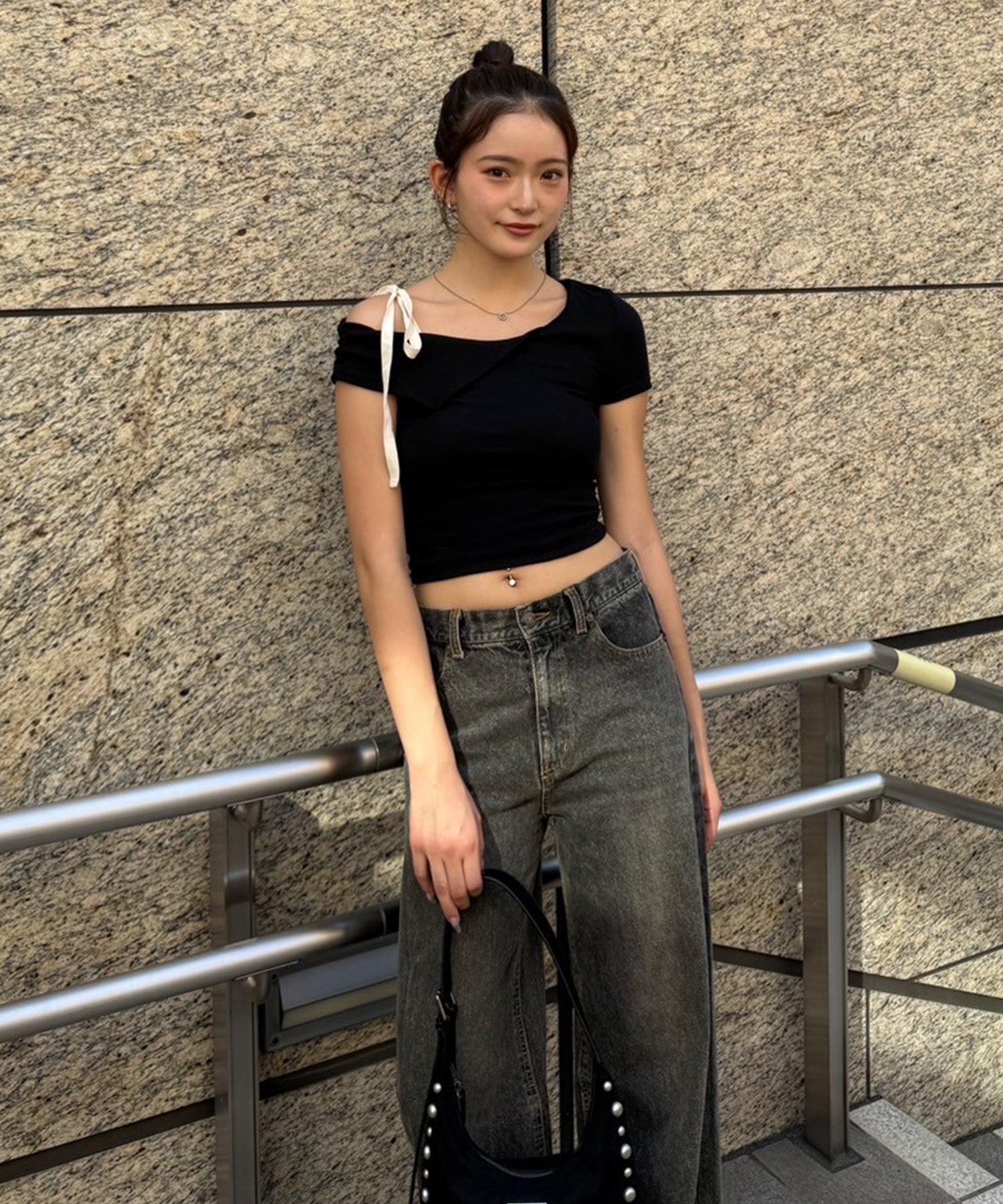 STAFF:170cm/COLOR:BLACK/SIZE:F