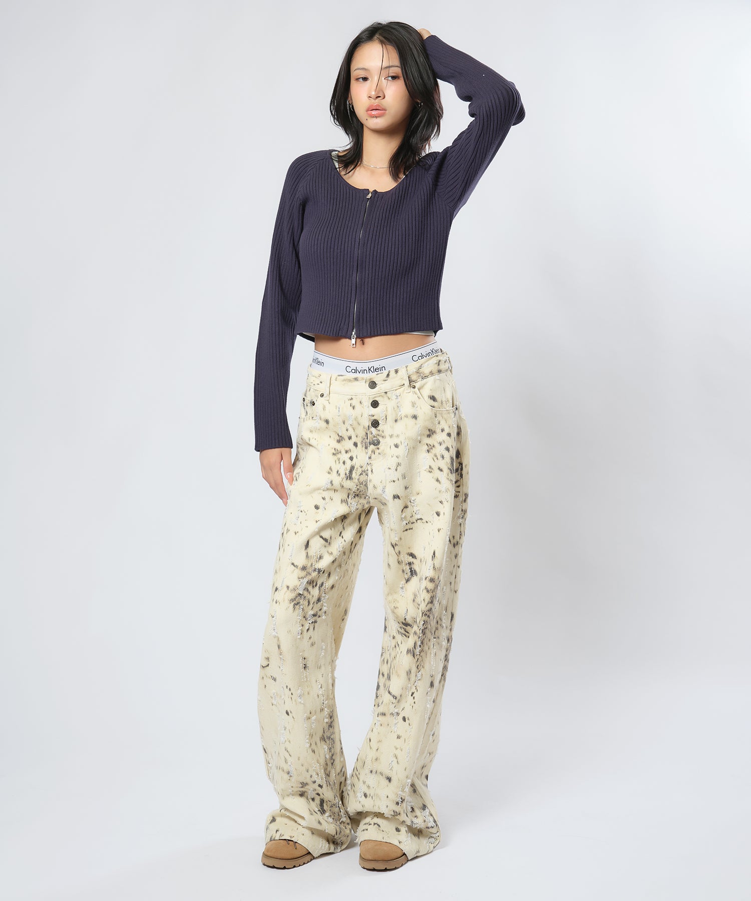 MODEL:170cm/COLOR:NAVY/SIZE:F