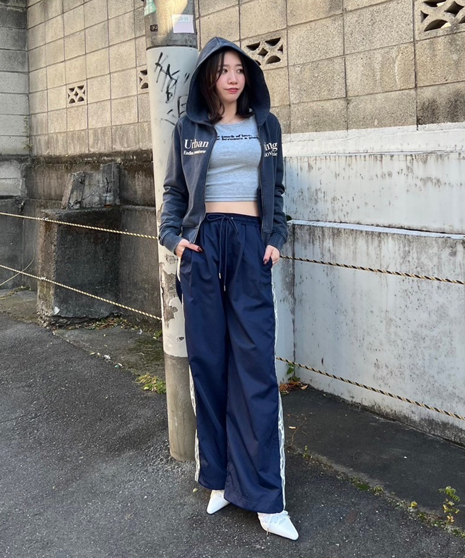 STAFF:160cm/COLOR:NAVY/SIZE:F