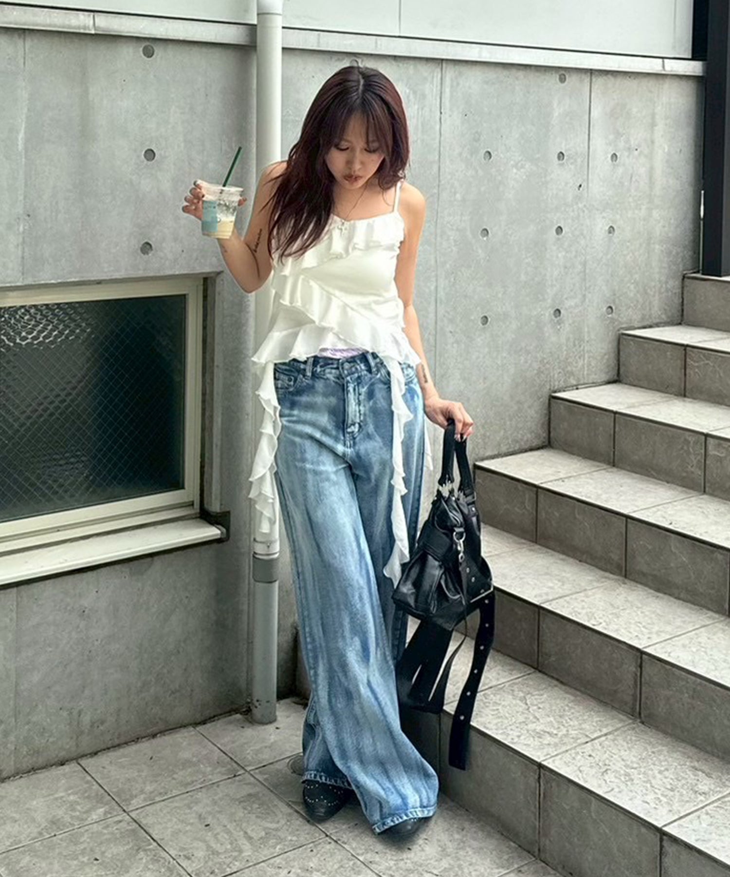 STAFF:158cm/COLOR:BLUE/SIZE:25