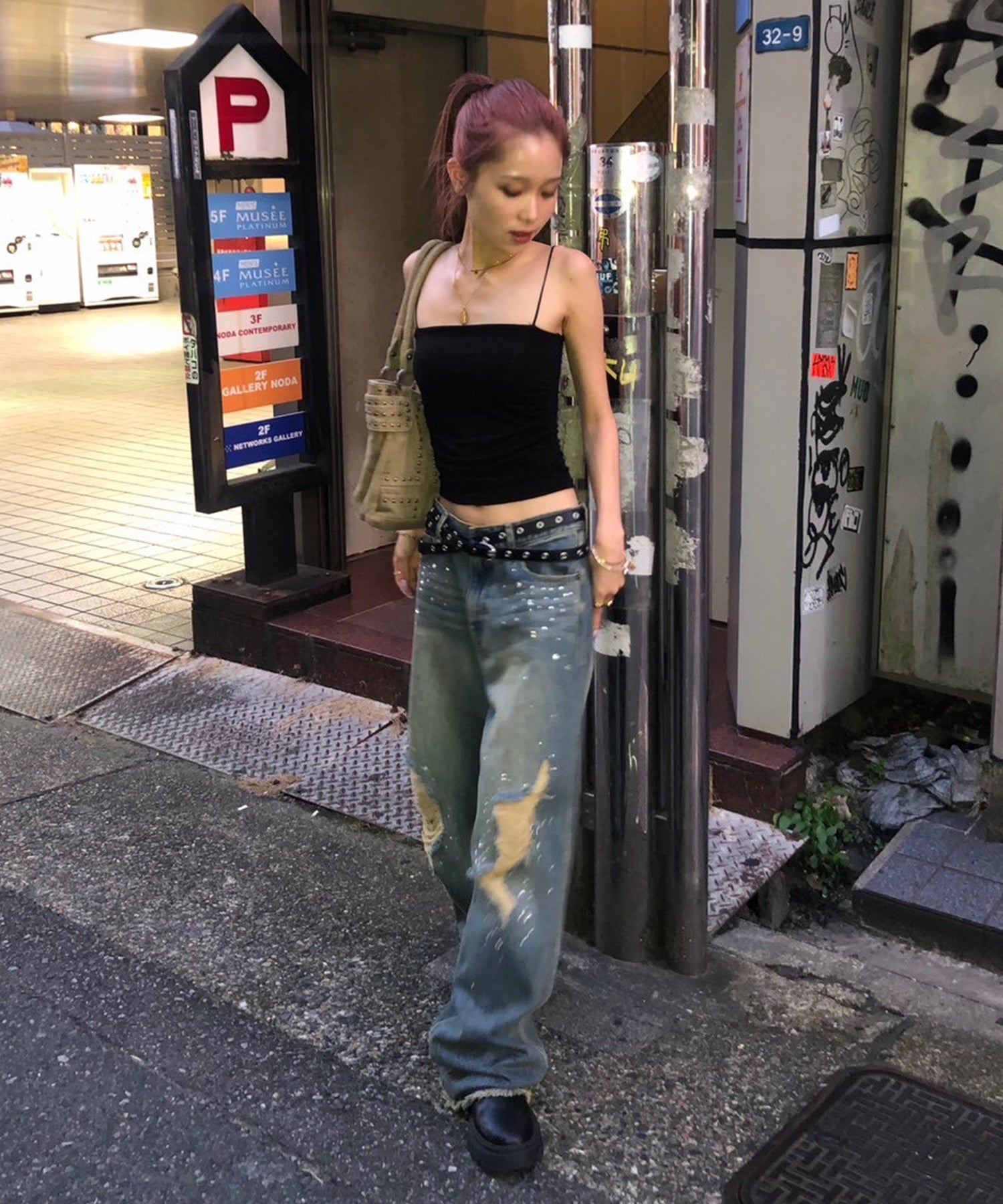 STAFF:155cm/COLOR:BLUE/SIZE:24