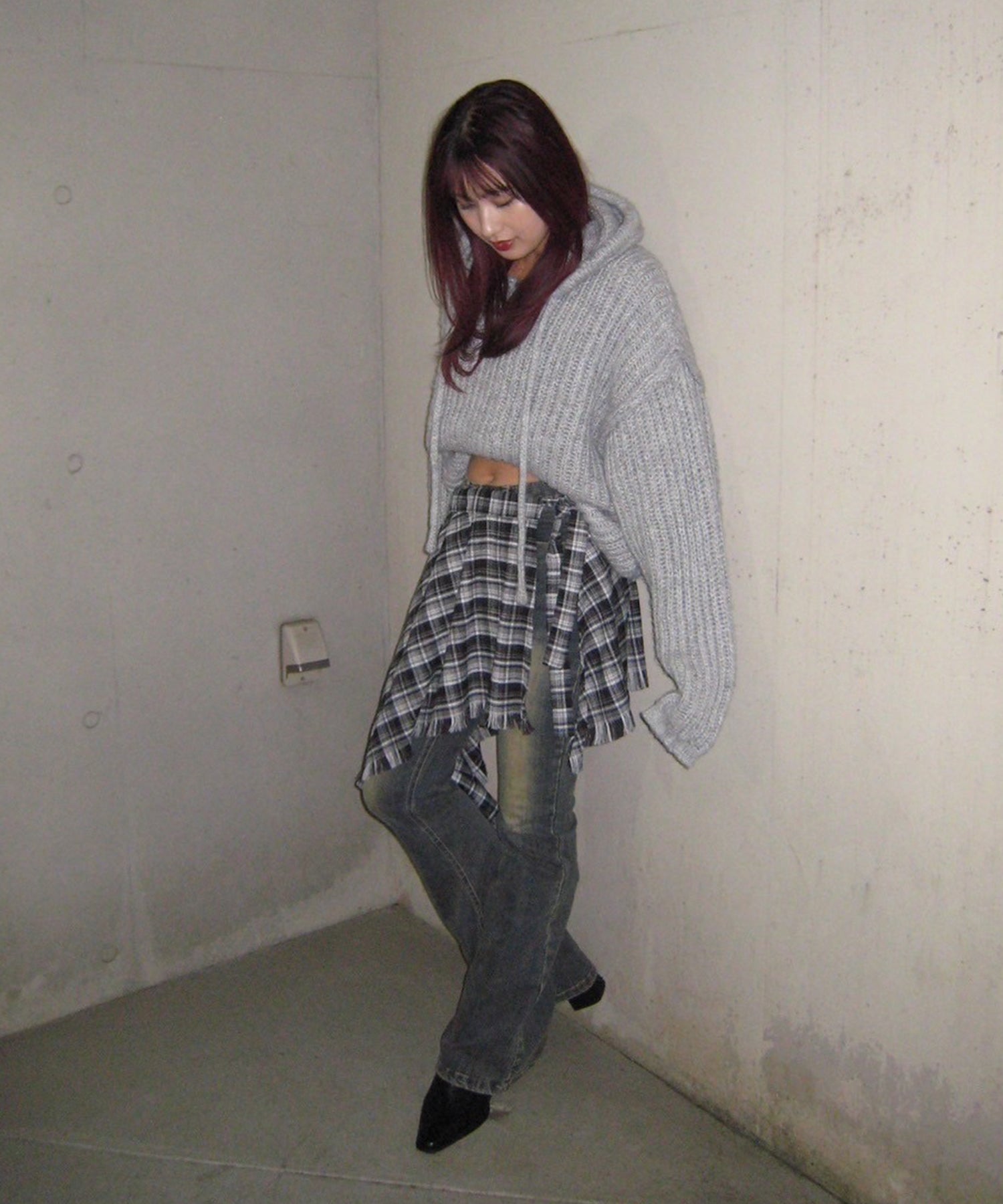 STAFF:163cm/COLOR:GRAY/SIZE:F
