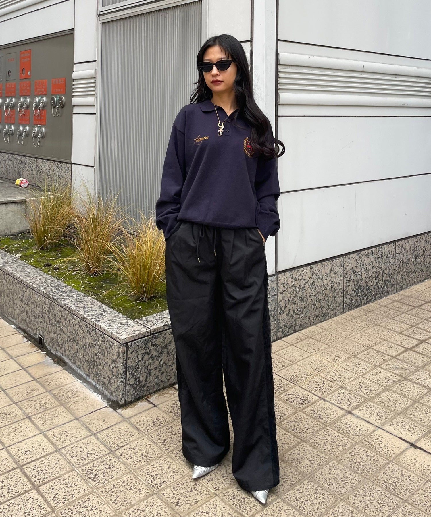 STAFF:155cm/COLOR:BLACK/SIZE:F