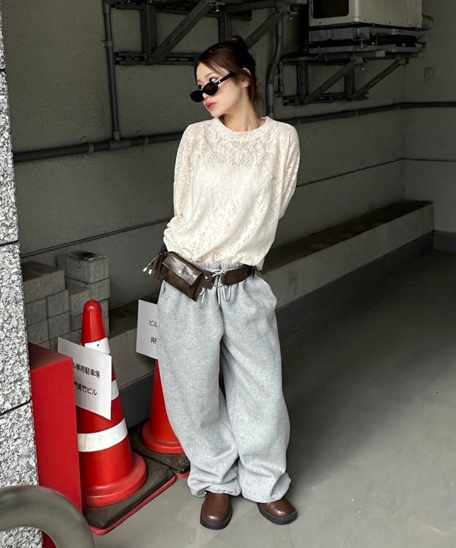 STAFF:154cm/COLOR:GRAY/SIZE:F