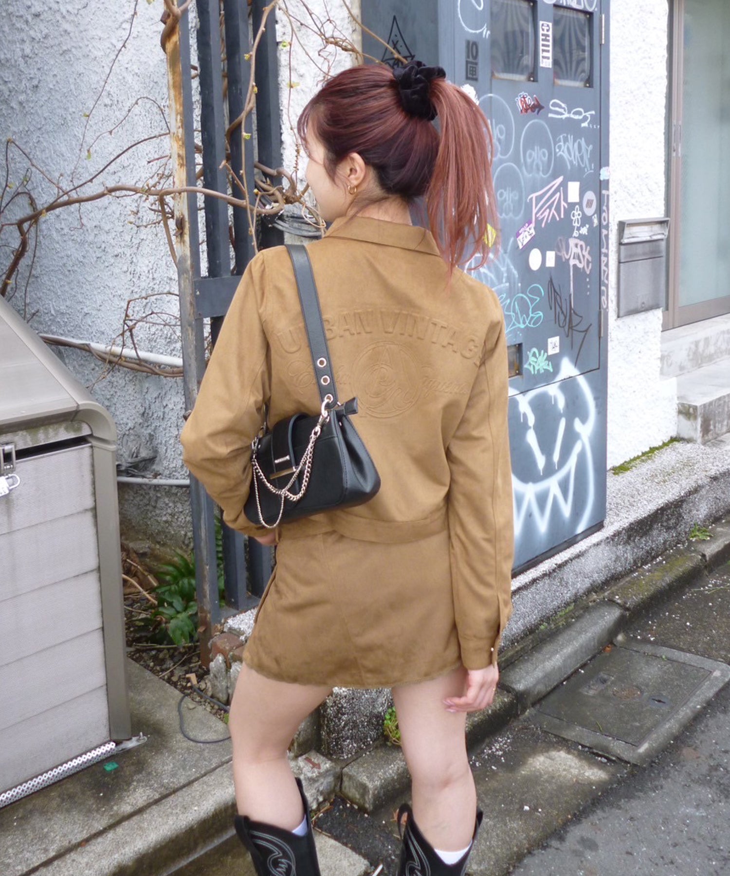 STAFF:163cm/COLOR:BROWN/SIZE:F