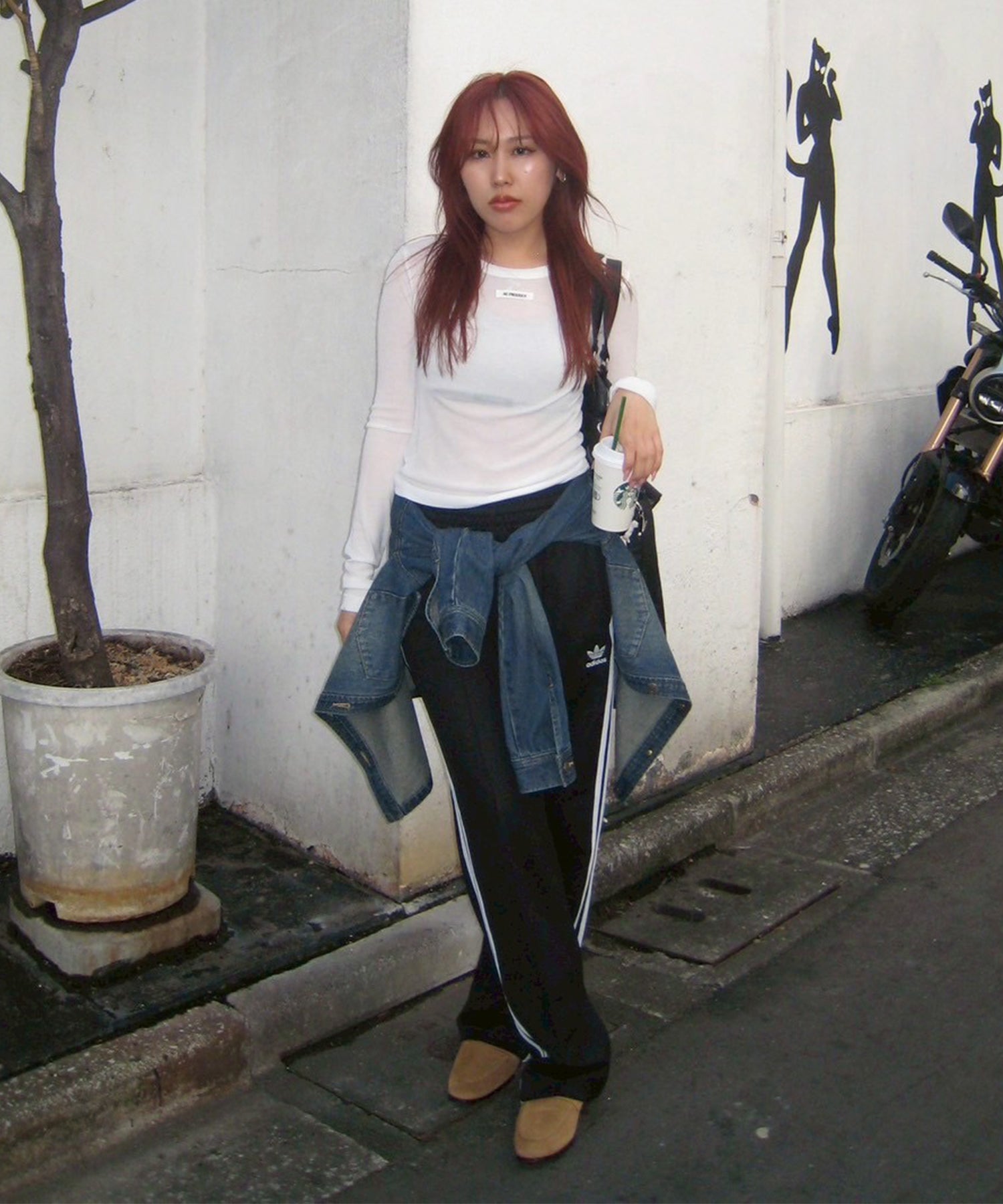 STAFF:158cm/COLOR:WHITE/SIZE:F