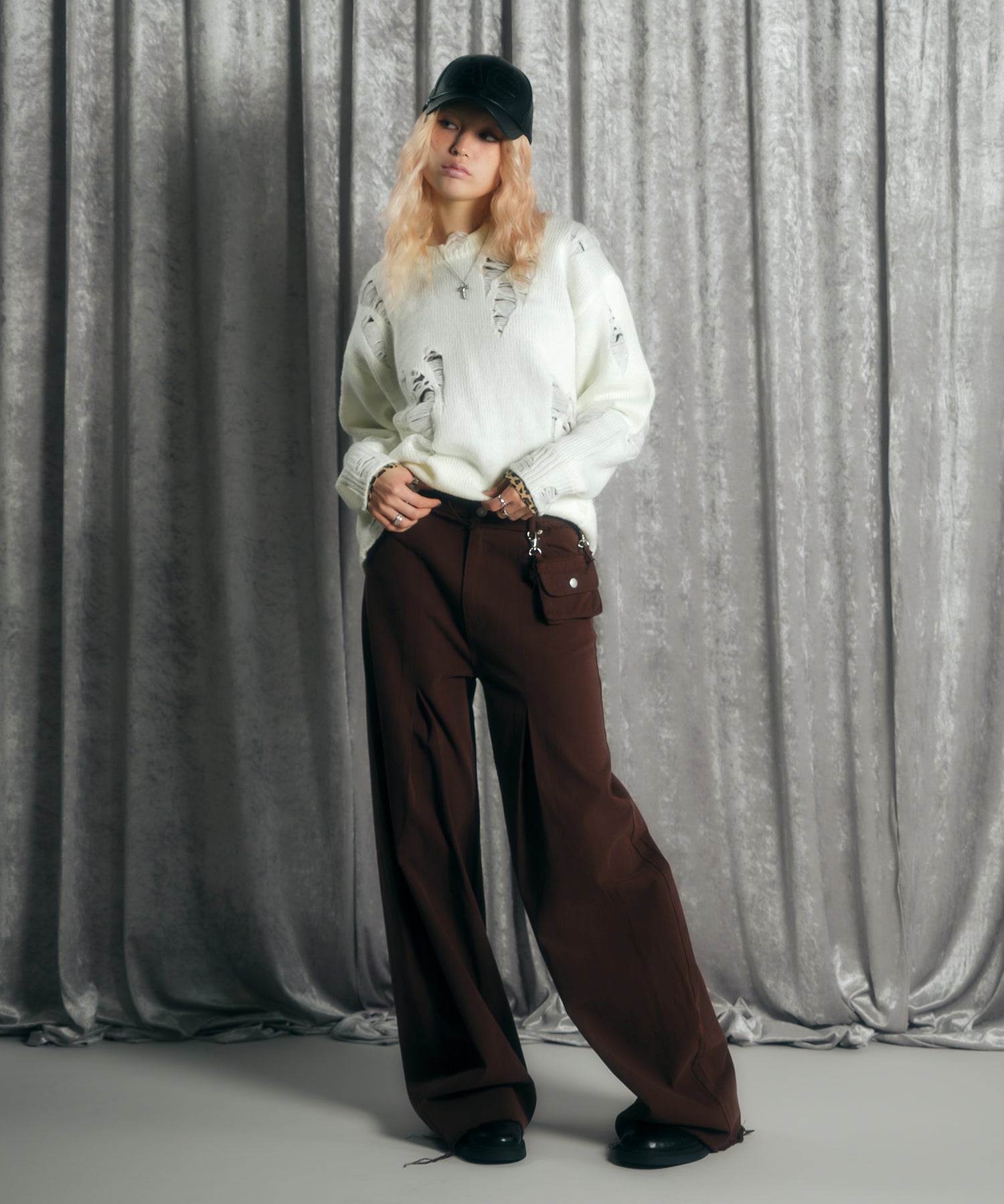 MODEL:170cm/COLOR:IVORY/SIZE:F