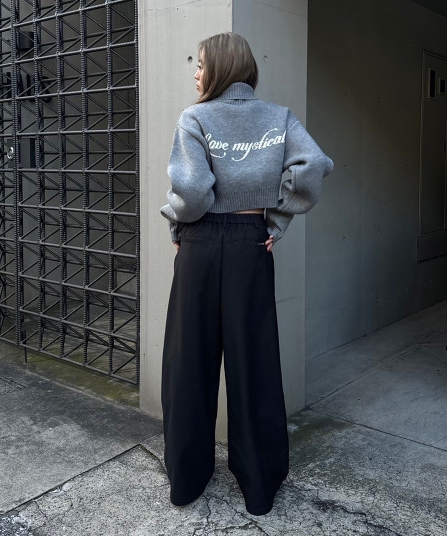 STAFF:160cm/COLOR:BLACK/SIZE:F