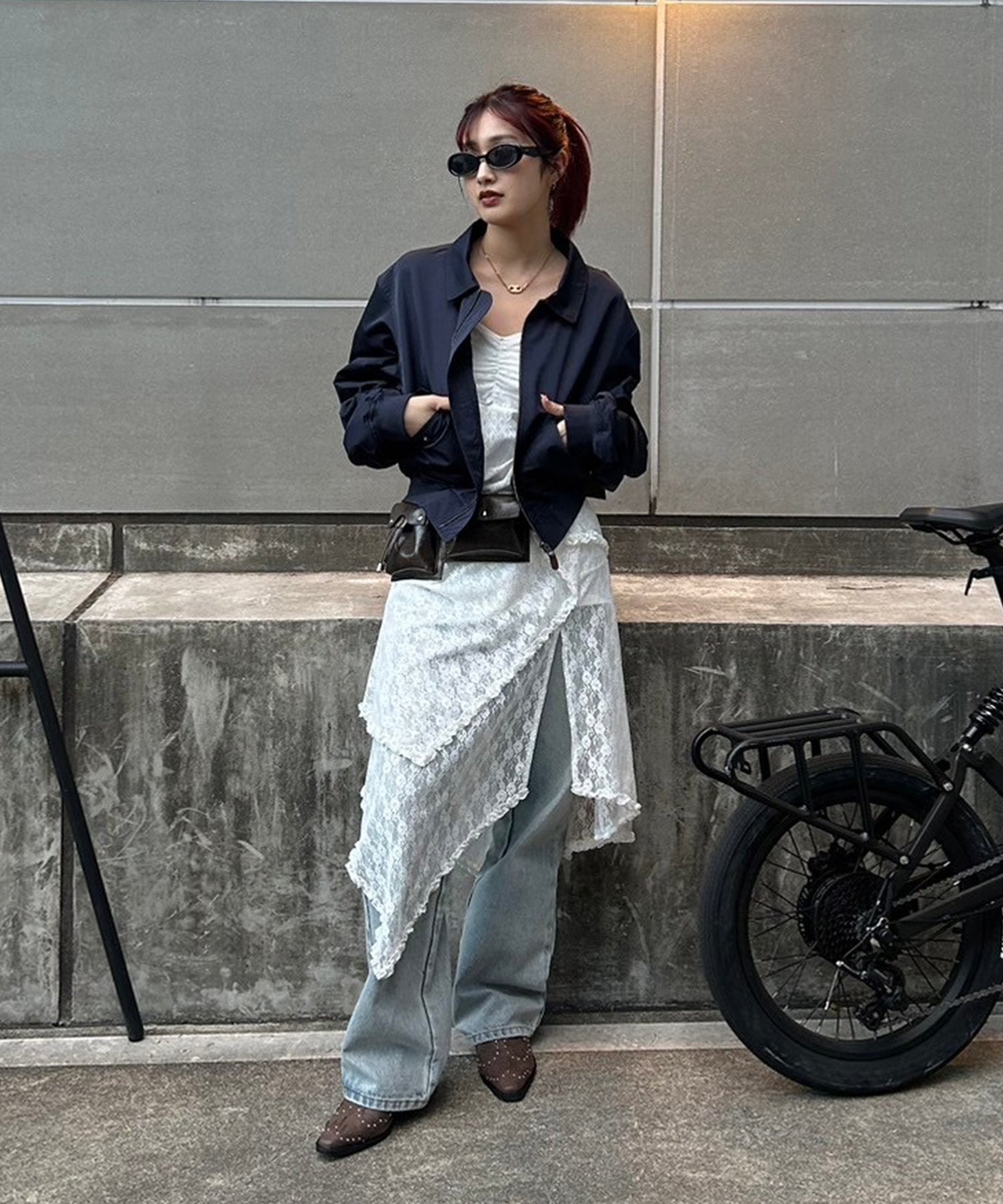 STAFF:163cm/COLOR:WHITE/SIZE:F