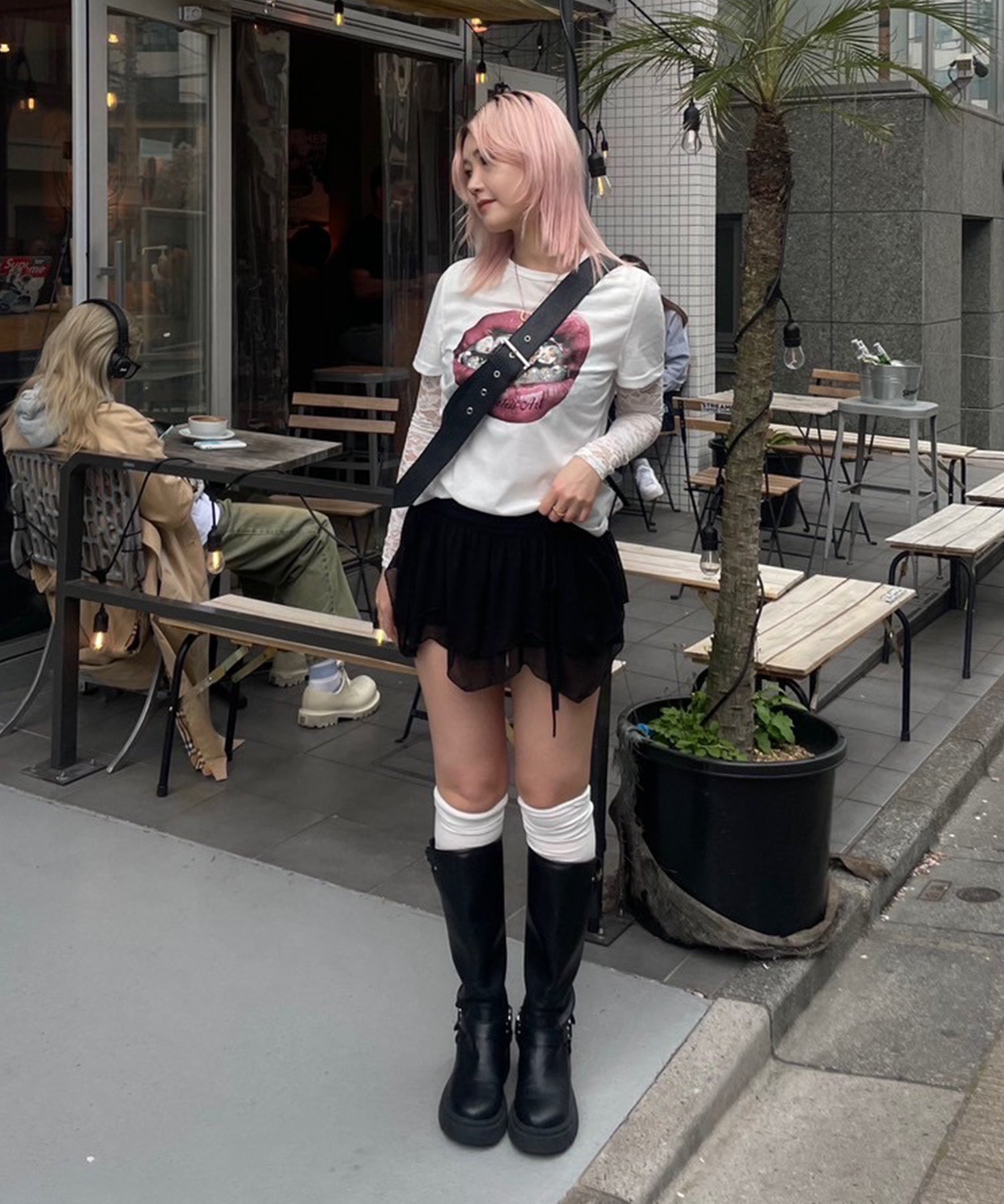 STAFF:162cm/COLOR:BLACK/SIZE:M