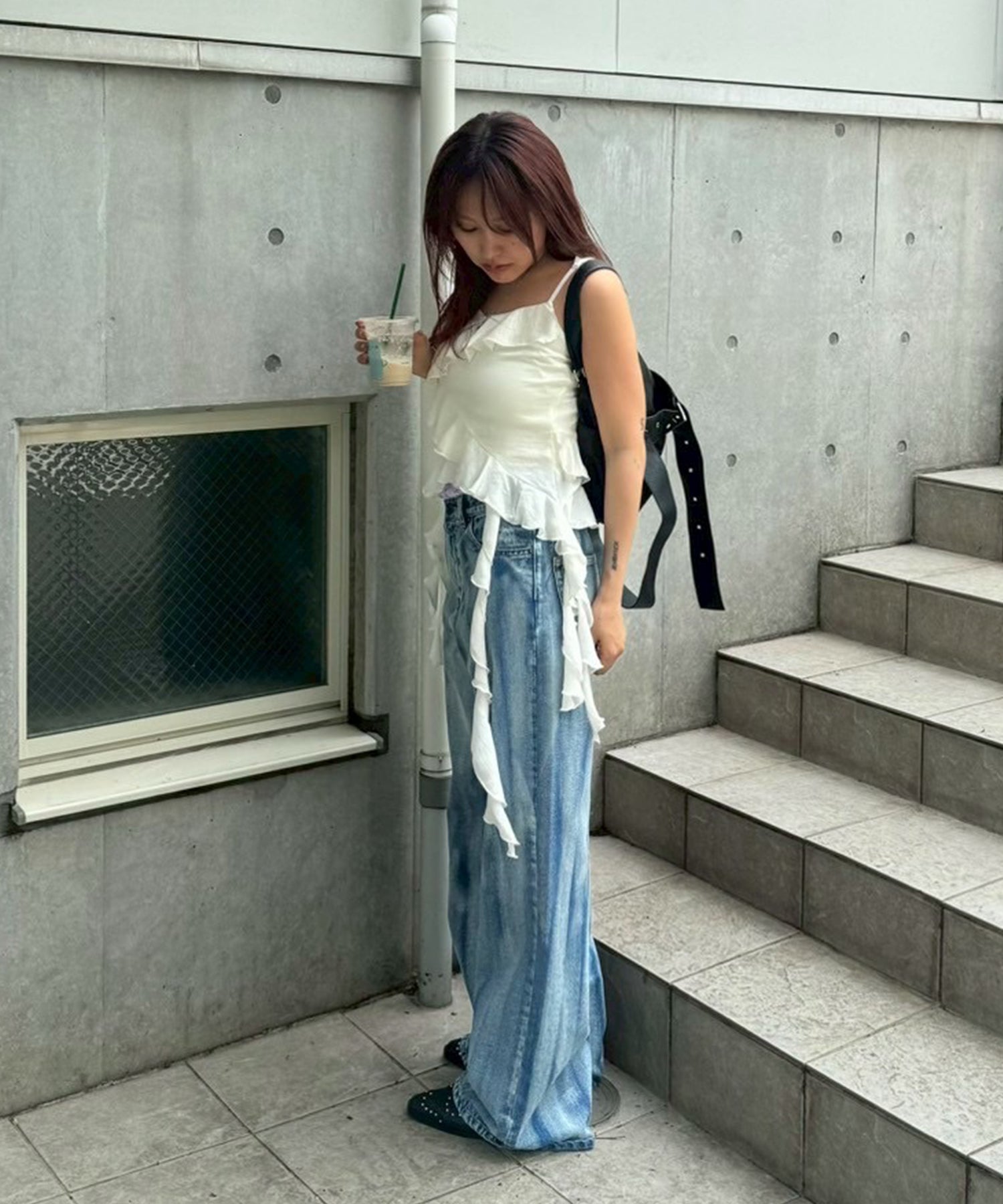 STAFF:158cm/COLOR:BLUE/SIZE:25