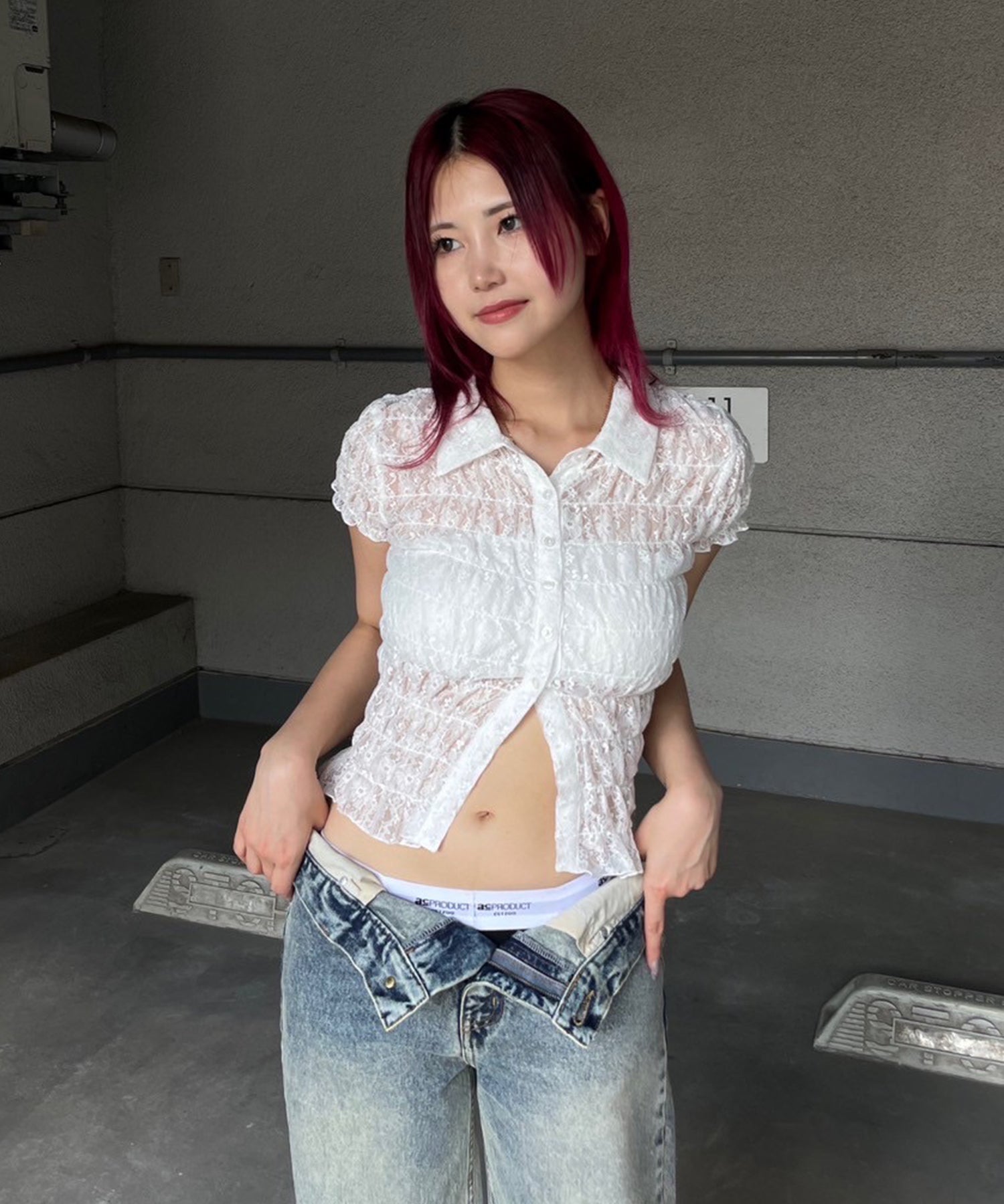 STAFF:162cm/COLOR:WHITE/SIZE:F