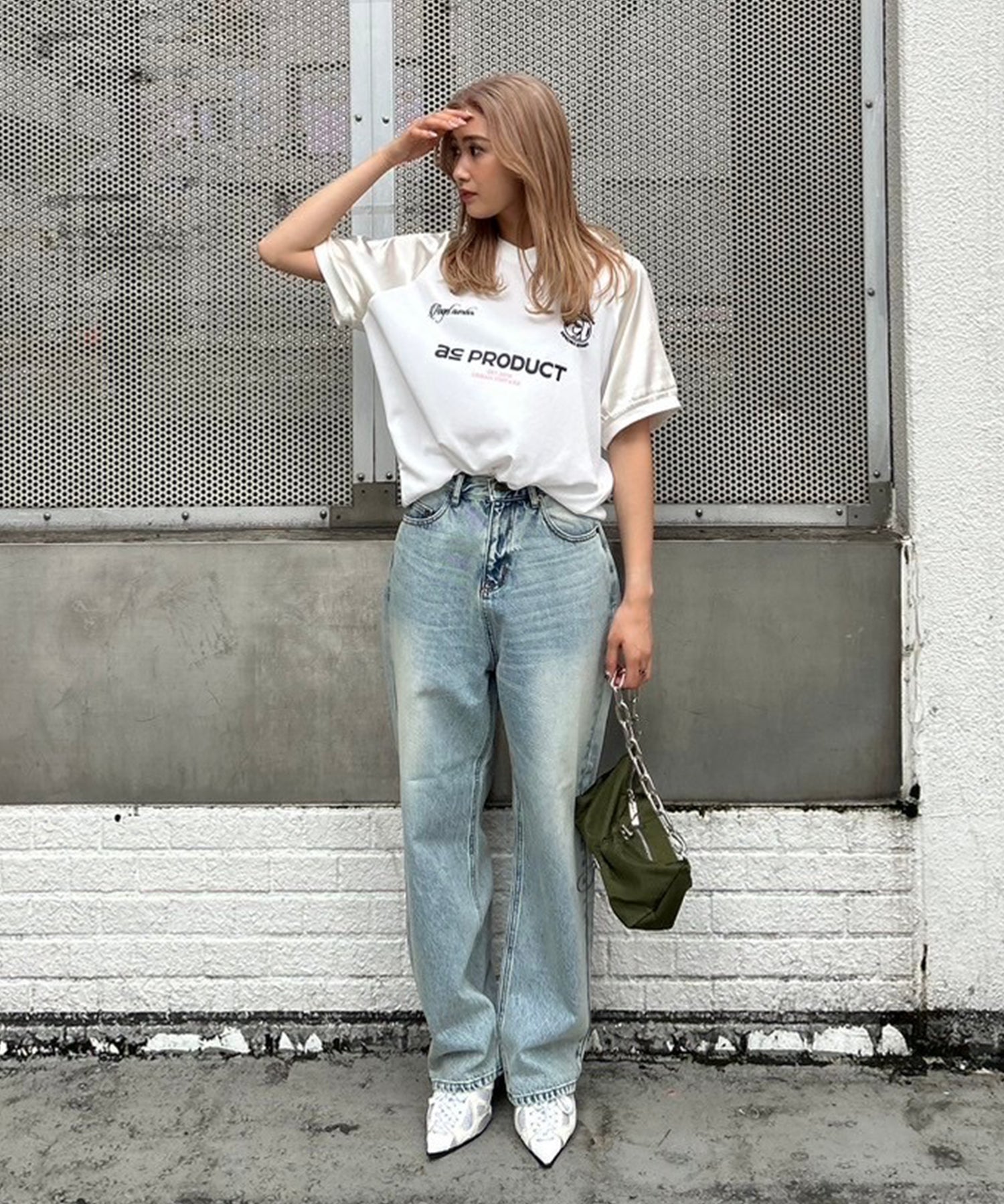 STAFF:163cm/COLOR:LIGHT BLUE/SIZE:S