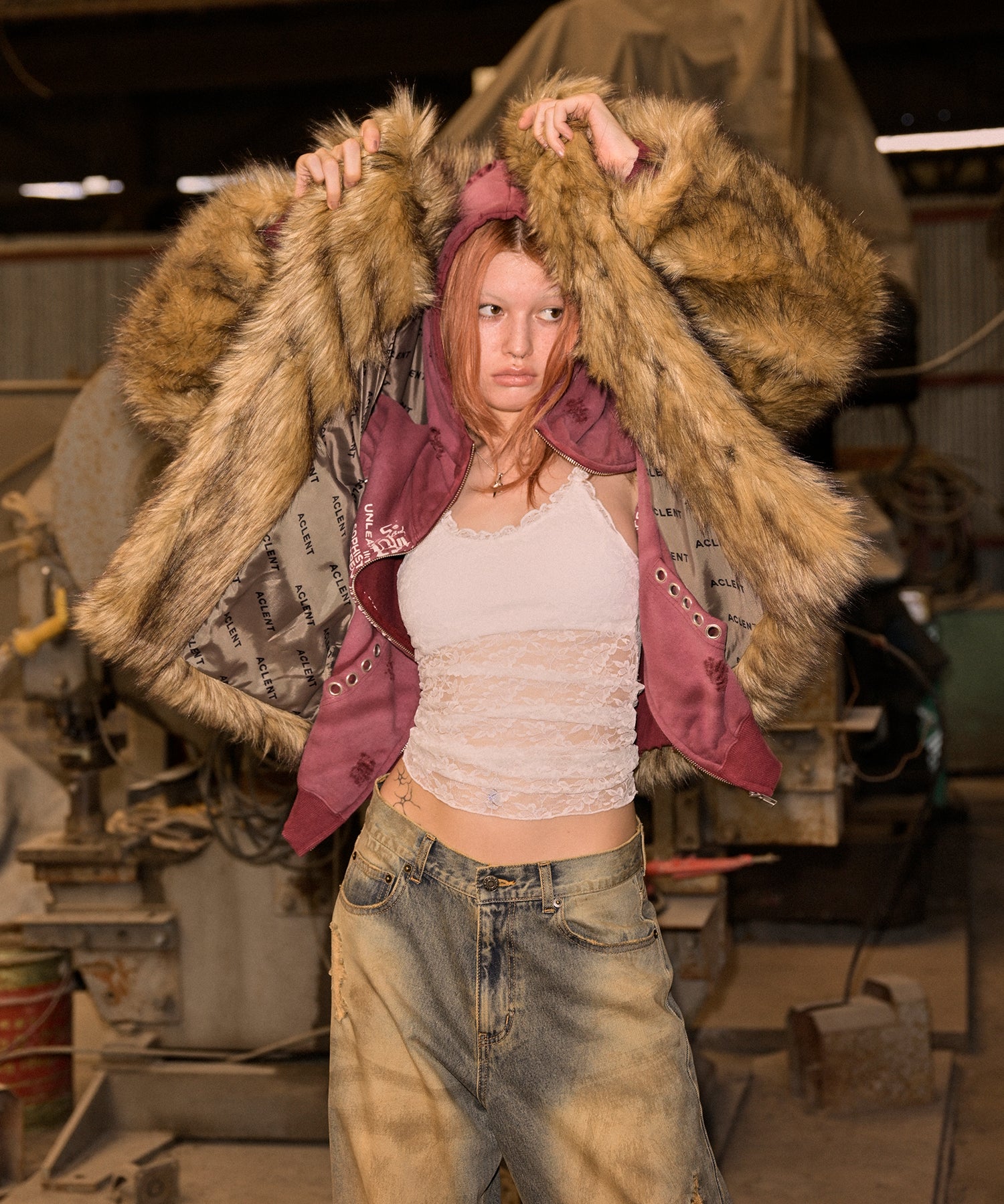 MODEL:170cm/COLOR:BEIGE/SIZE:M