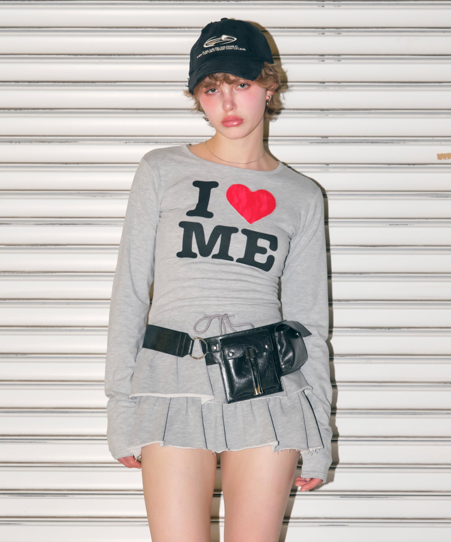 MODEL:170cm/COLOR:GRAY/SIZE:F