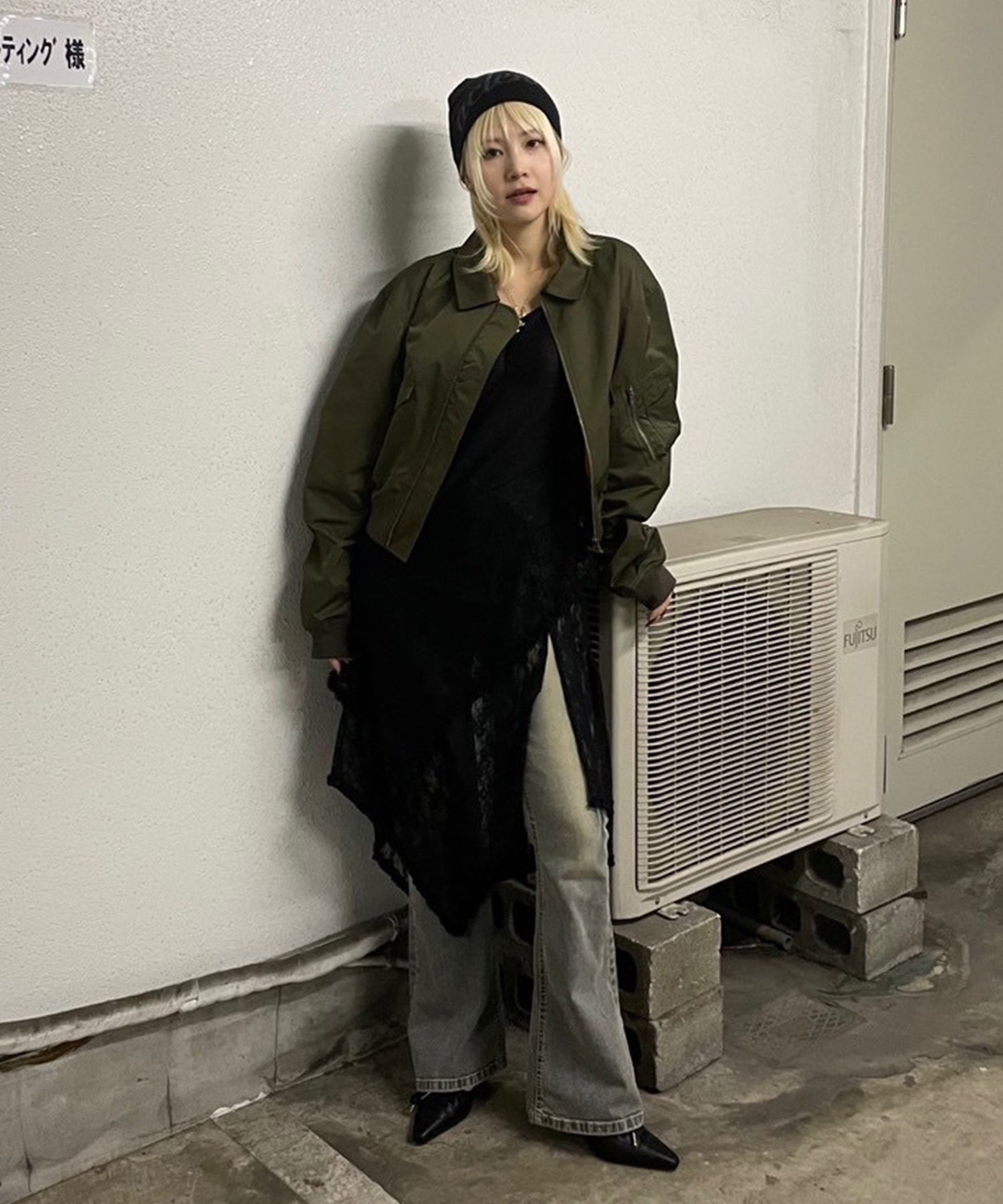 STAFF:162cm/COLOR:BLACK/SIZE:F