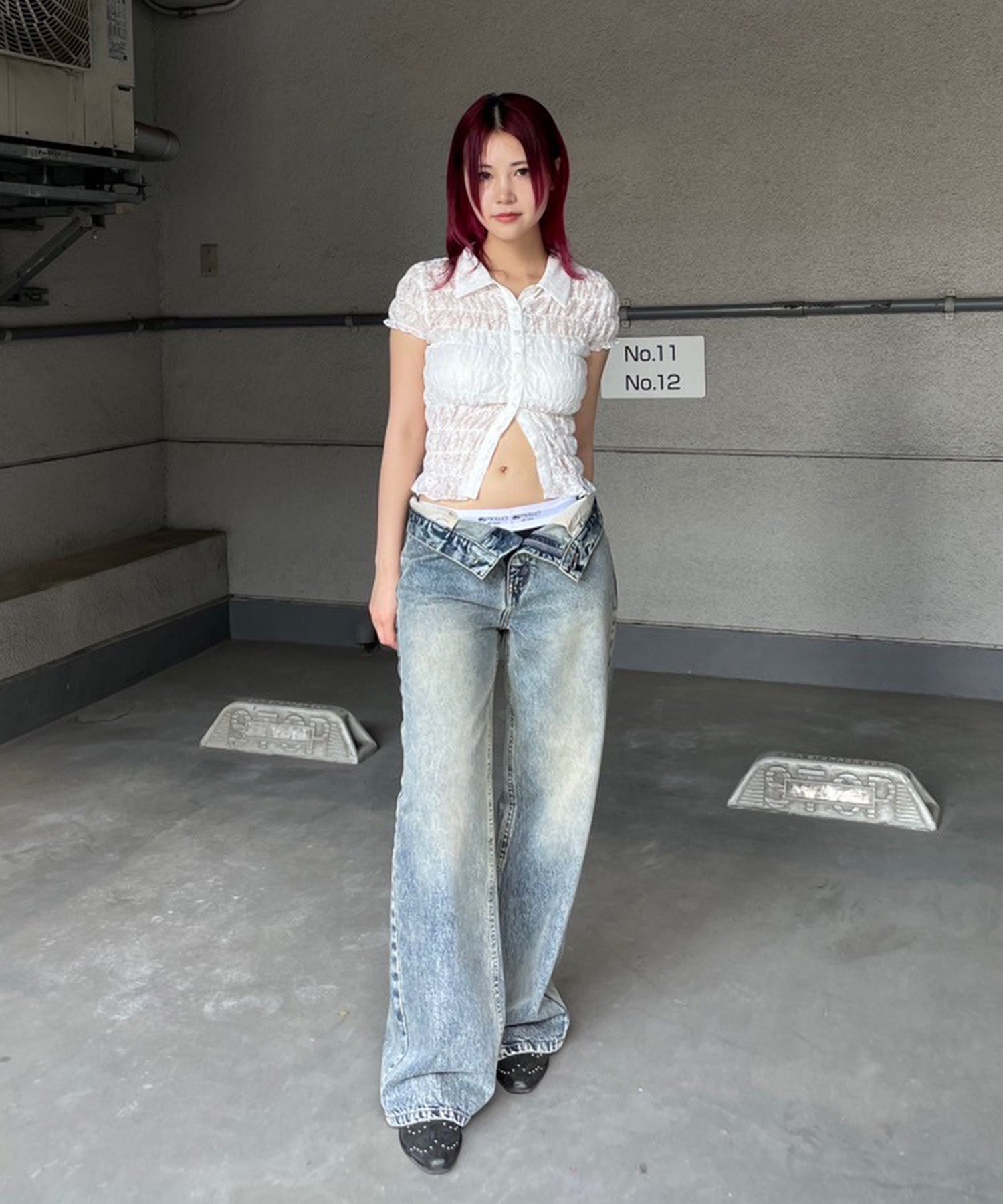 STAFF:162cm/COLOR:WHITE/SIZE:F