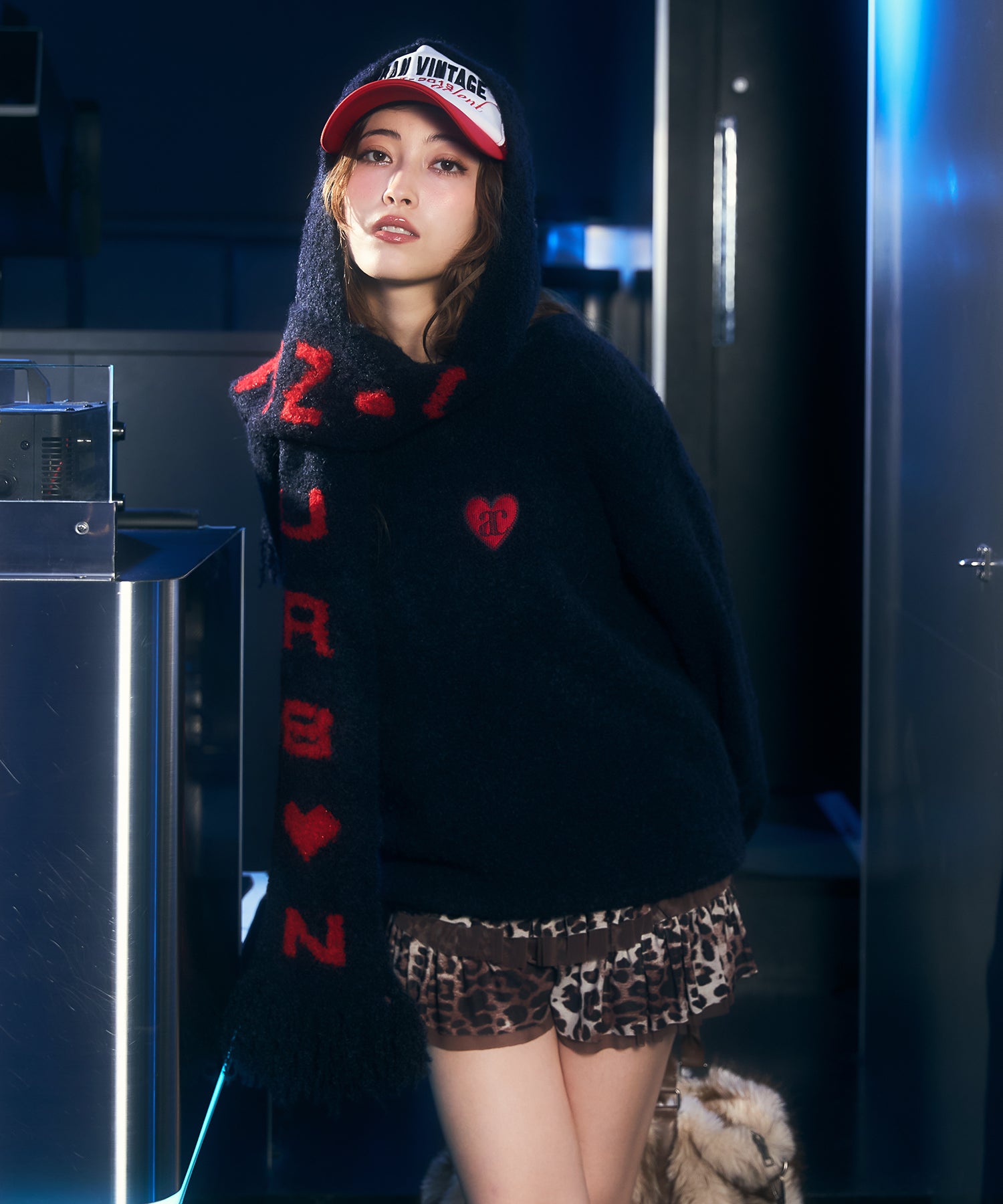 MODEL:163cm/COLOR:NAVY/SIZE:F