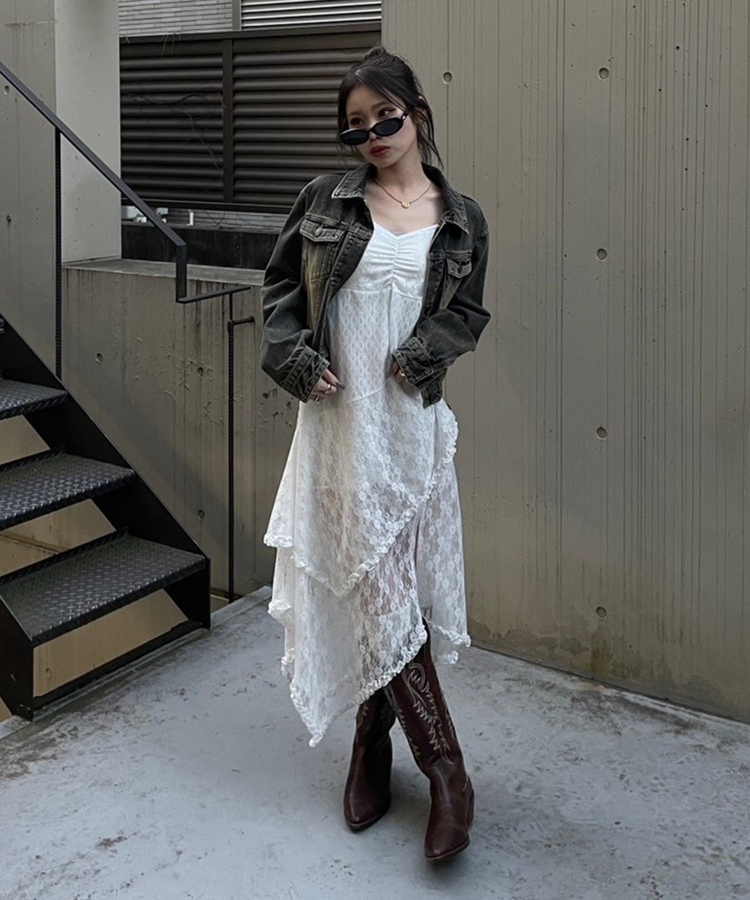 STAFF:154cm/COLOR:WHITE/SIZE:F