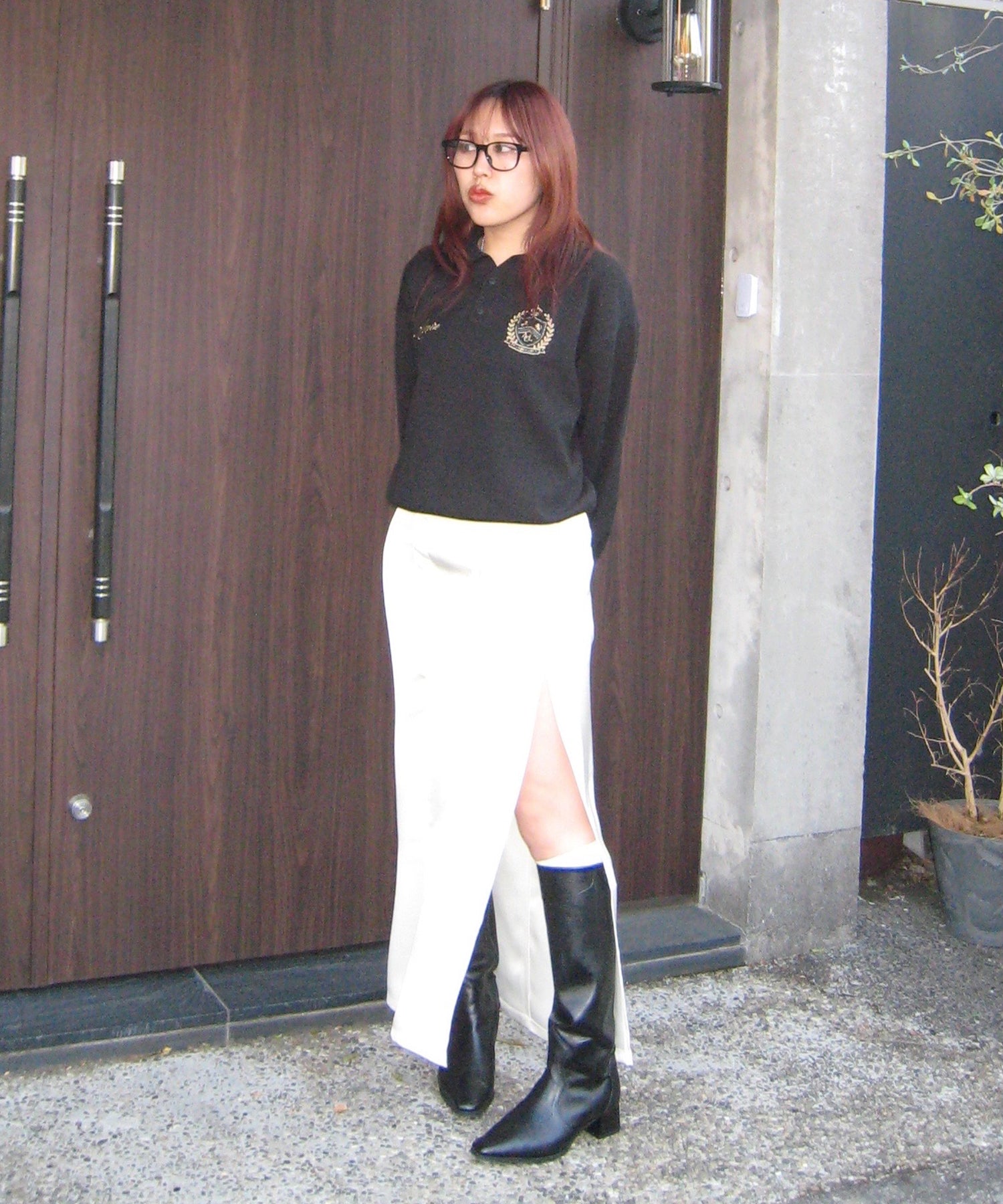 STAFF:158cm/COLOR:BLACI/SIZE:F