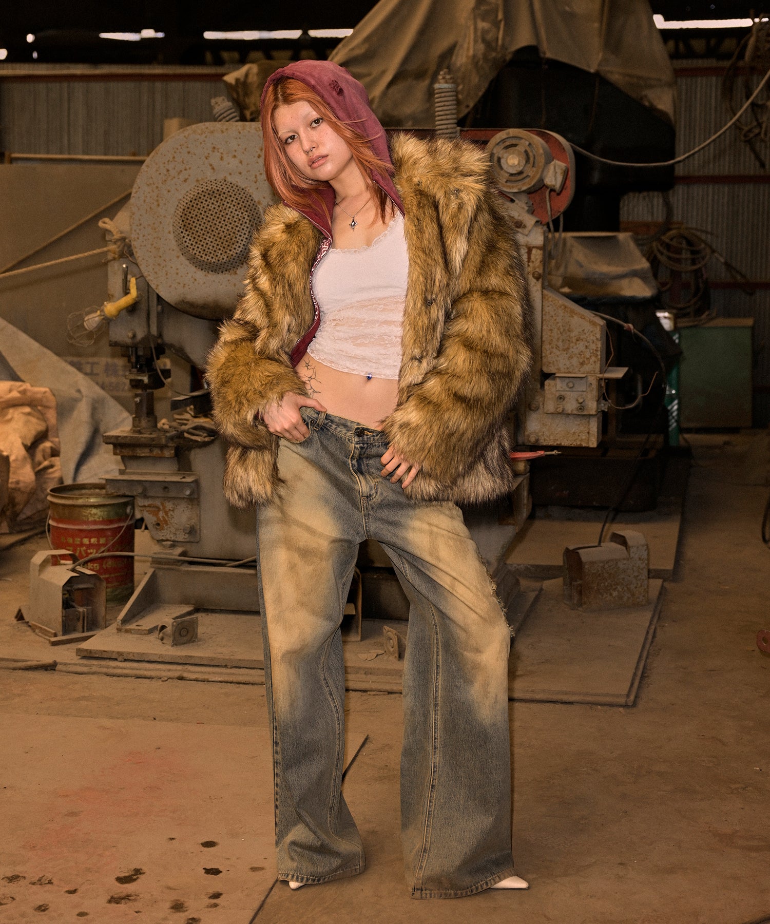 MODEL:170cm/COLOR:BEIGE/SIZE:M