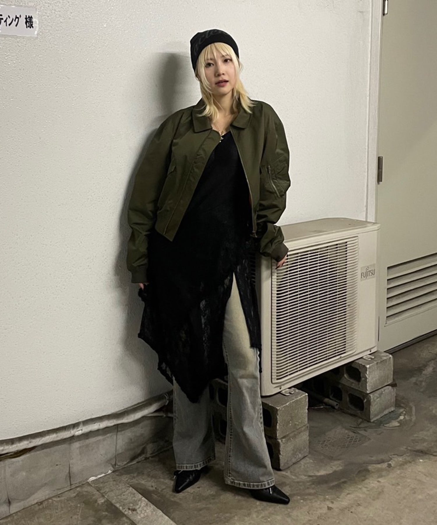 STAFF:162cm/COLOR:KHAKI/SIZE:F
