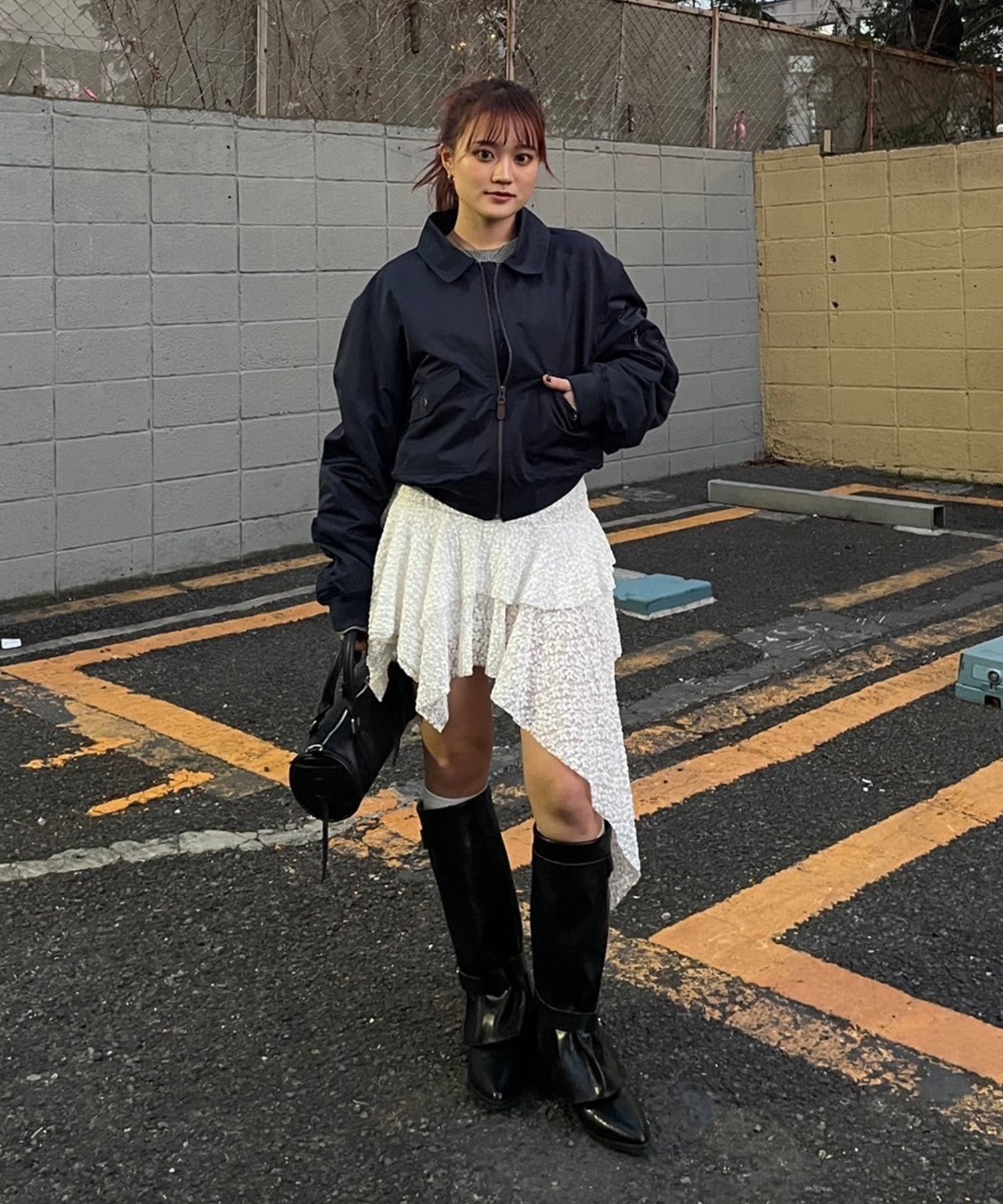 STAFF:153cm/COLOR:NAVY/SIZE:F