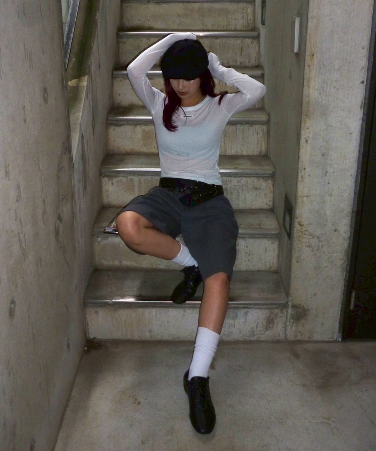 STAFF:163cm/COLOR:WHITE/SIZE:F