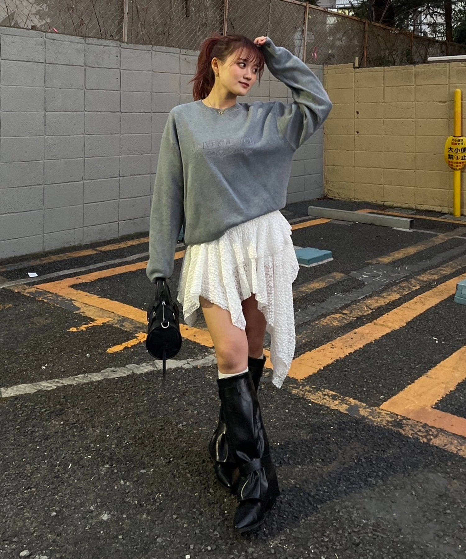 STAFF:153cm/COLOR:BLACK/SIZE:M