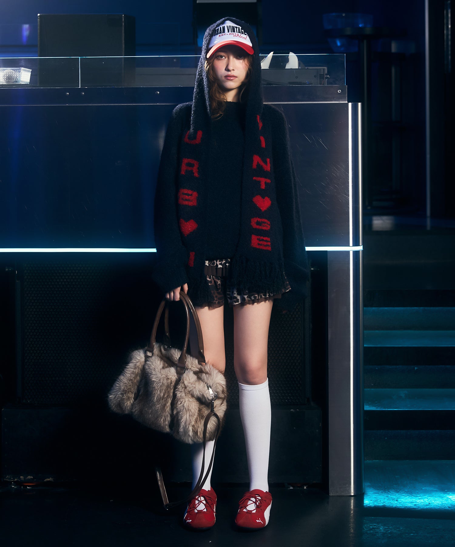 MODEL:170cm/COLOR:NAVY/SIZE:F