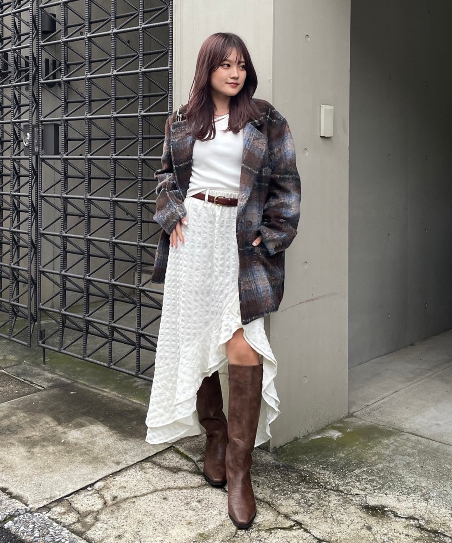 STAFF:153cm/COLOR:WHITE/SIZE:F