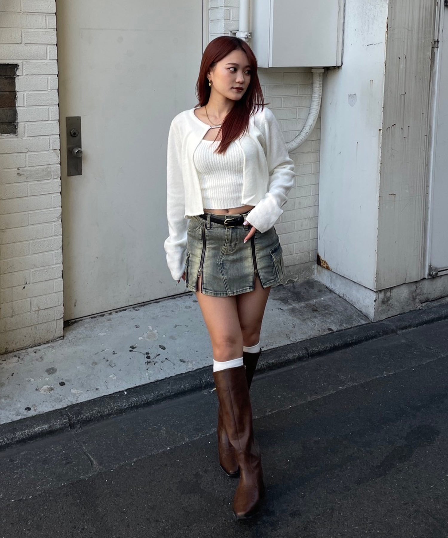 STAFF:153cm/COLOR:WHITE/SIZE:F