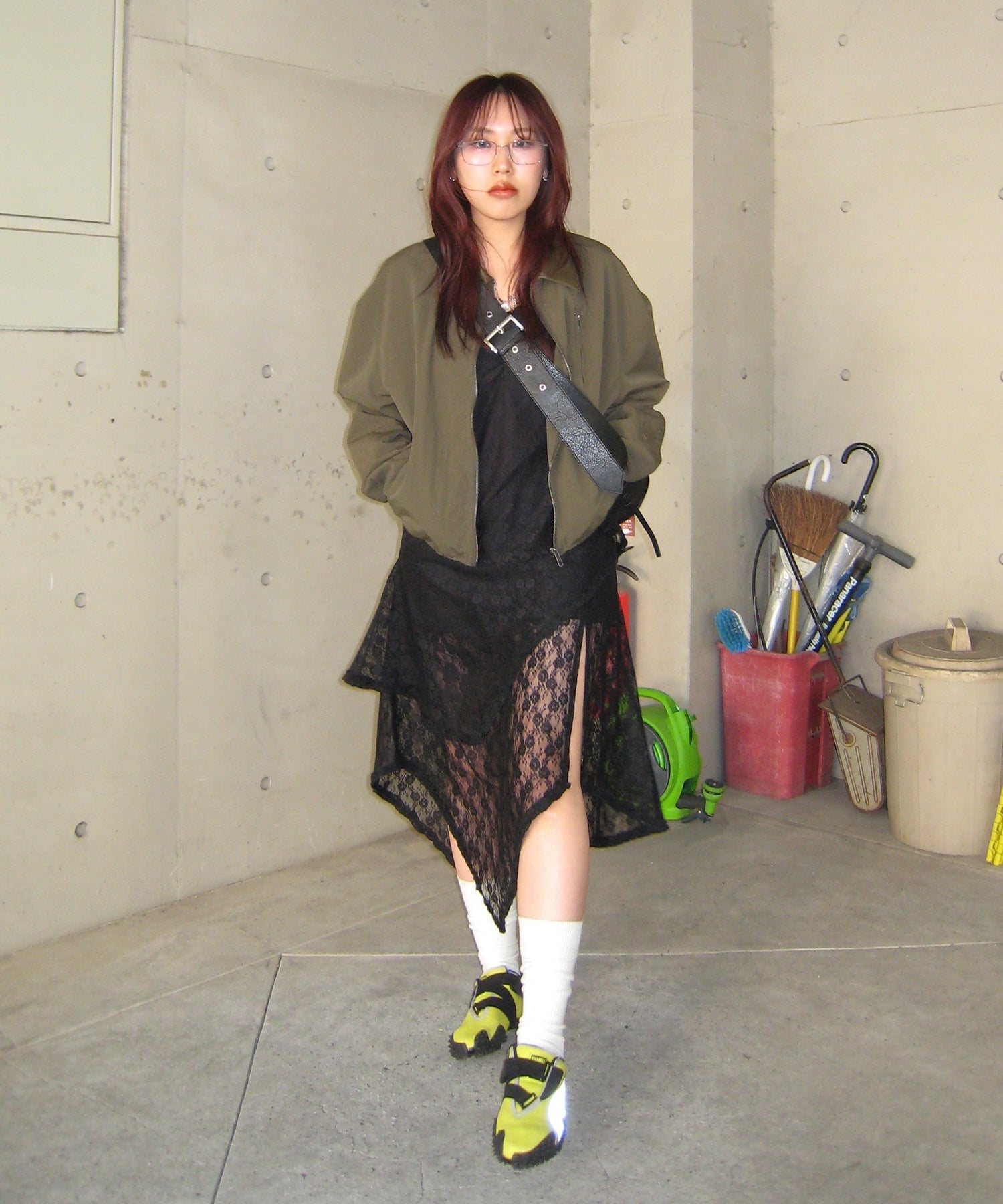 STAFF:158cm/COLOR:KHAKI/SIZE:F