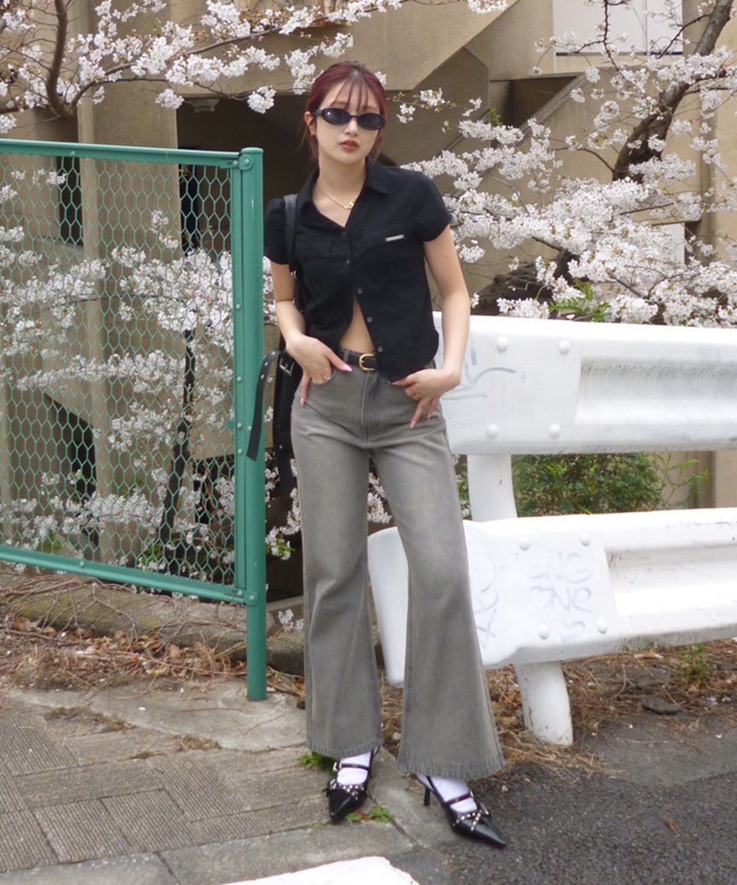 STAFF:163cm/COLOR:BLACK/SIZE:F