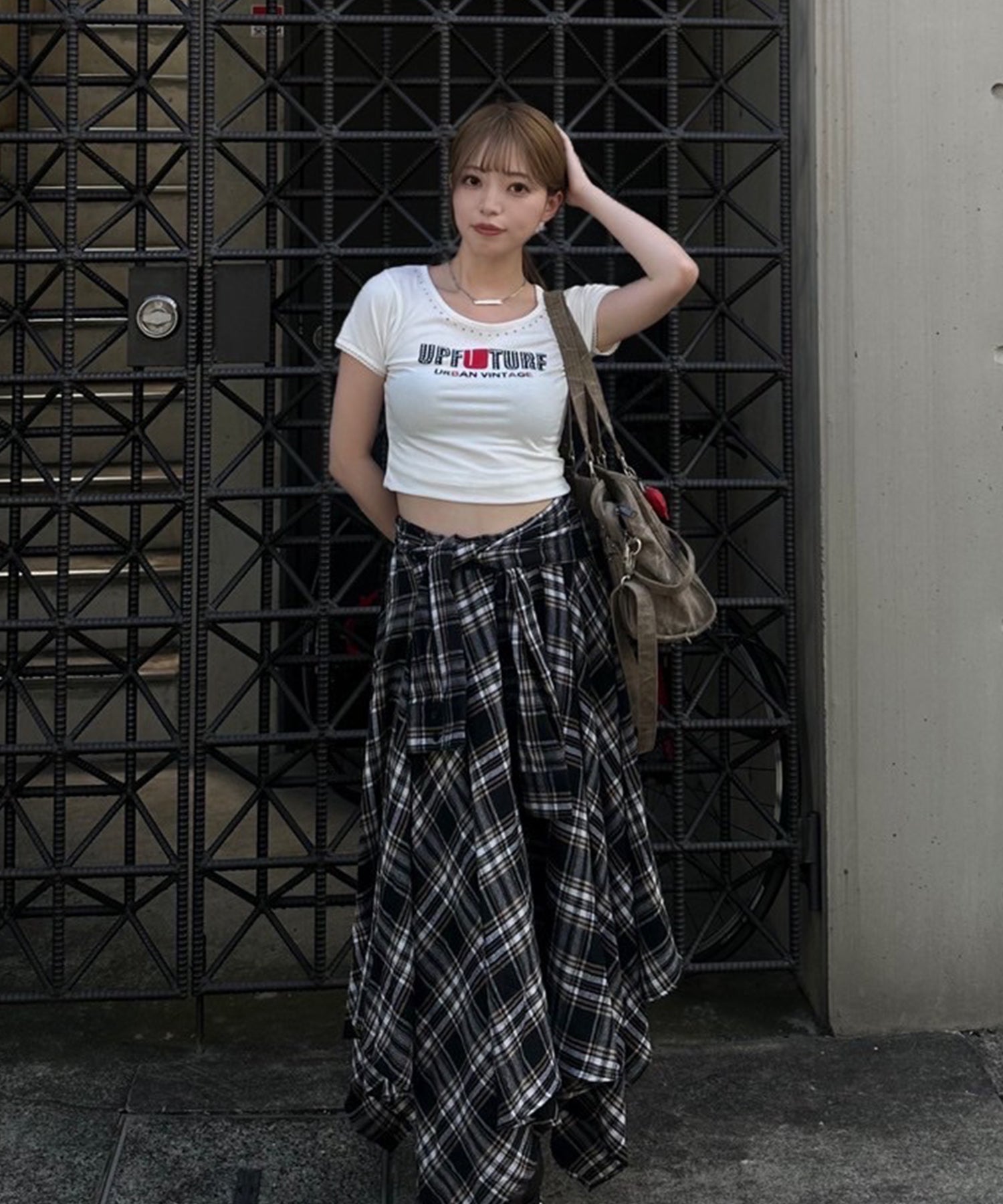 STAFF:153cm/COLOR:WHITE/SIZE:F