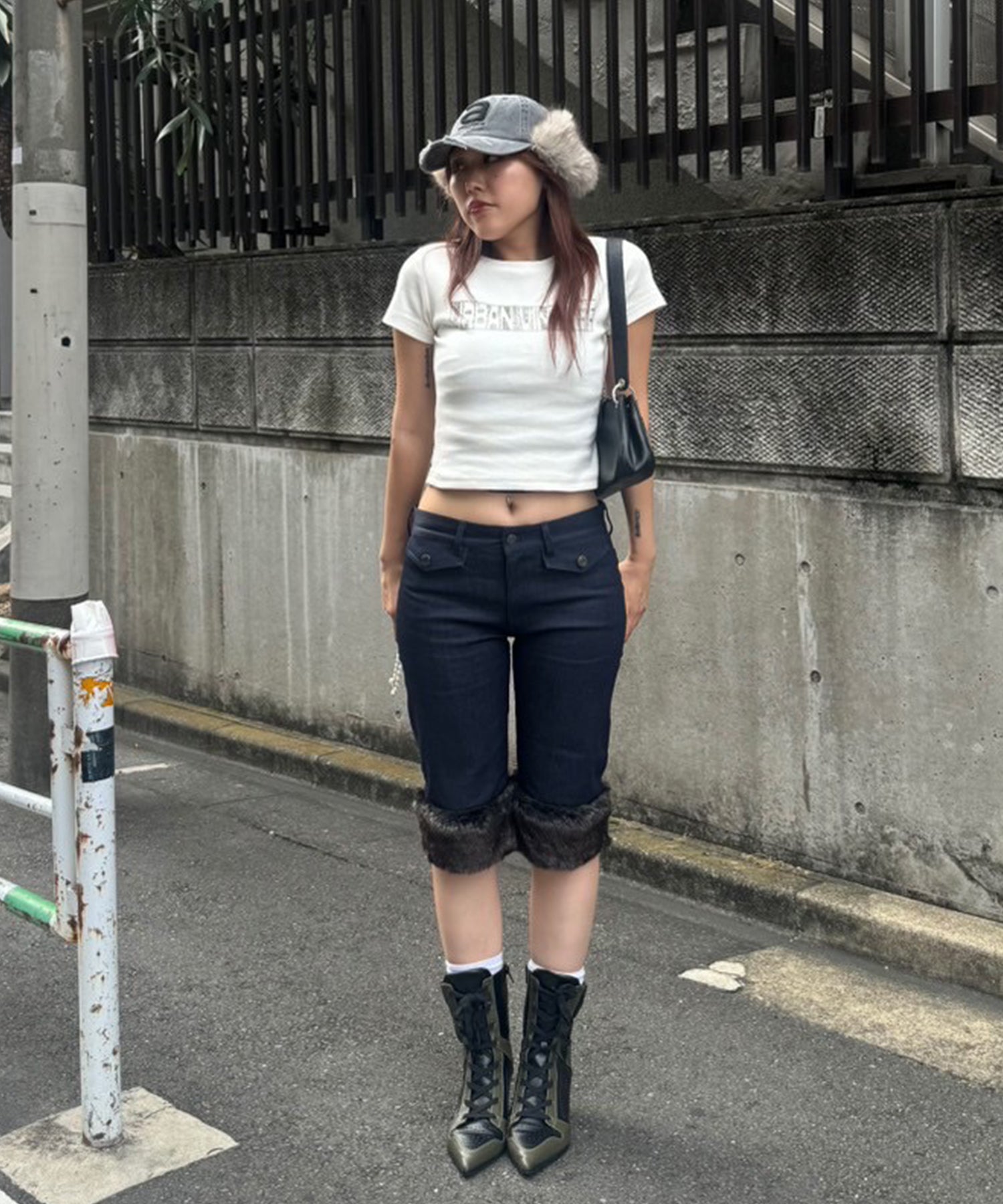 STAFF:158cm/COLOR:WHITE/SIZE:F