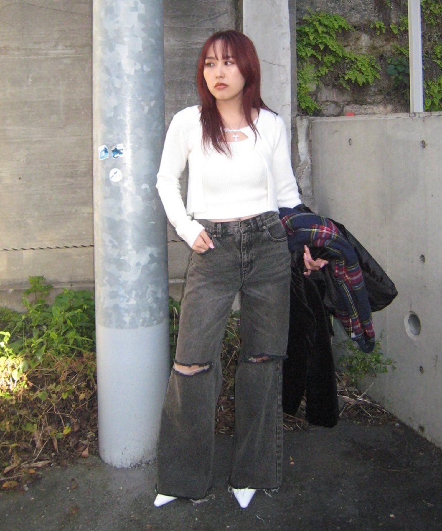 STAFF:158cm/COLOR:BLACK/SIZE:S