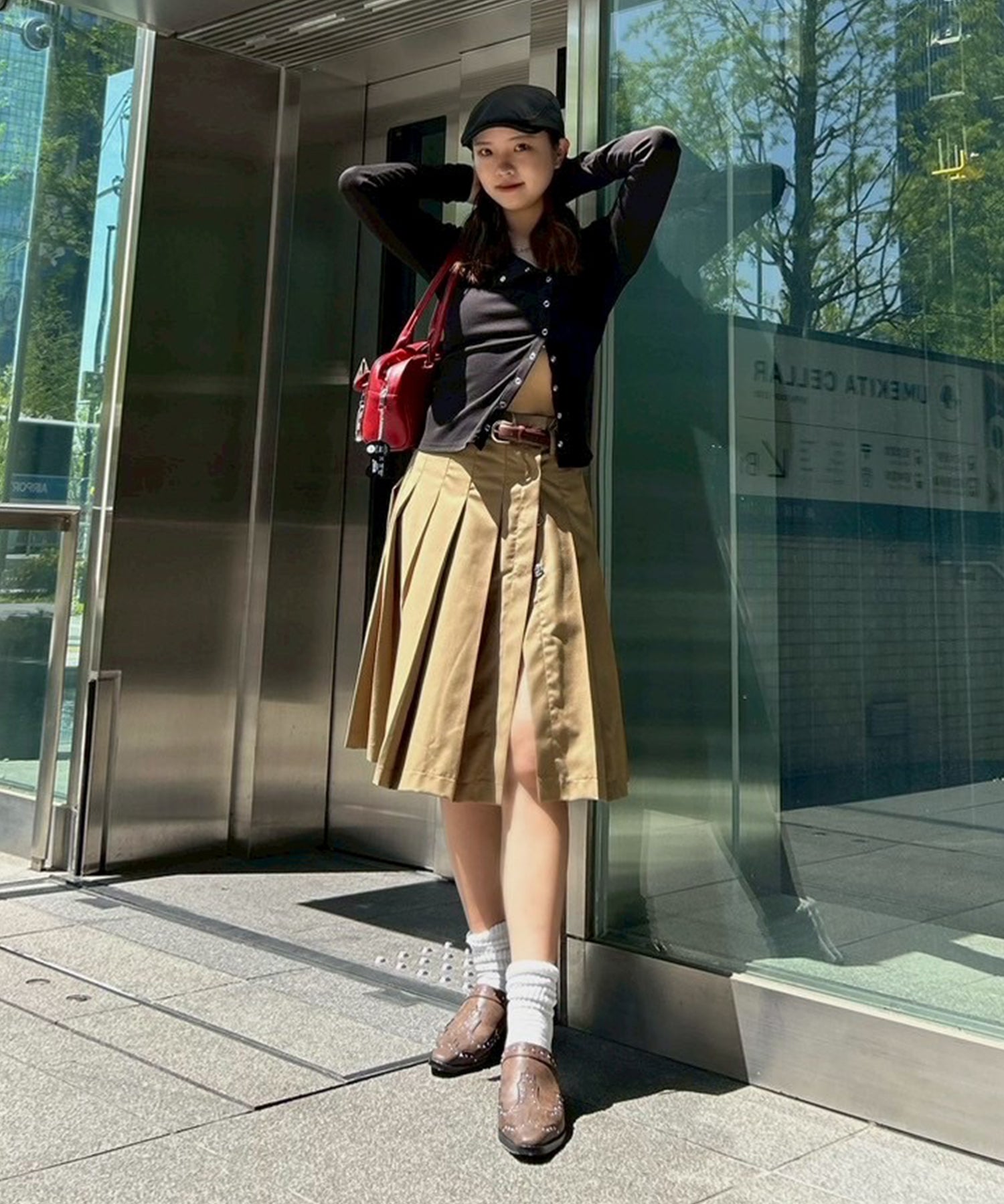 STAFF:163cm/COLOR:BLACK/SIZE:F