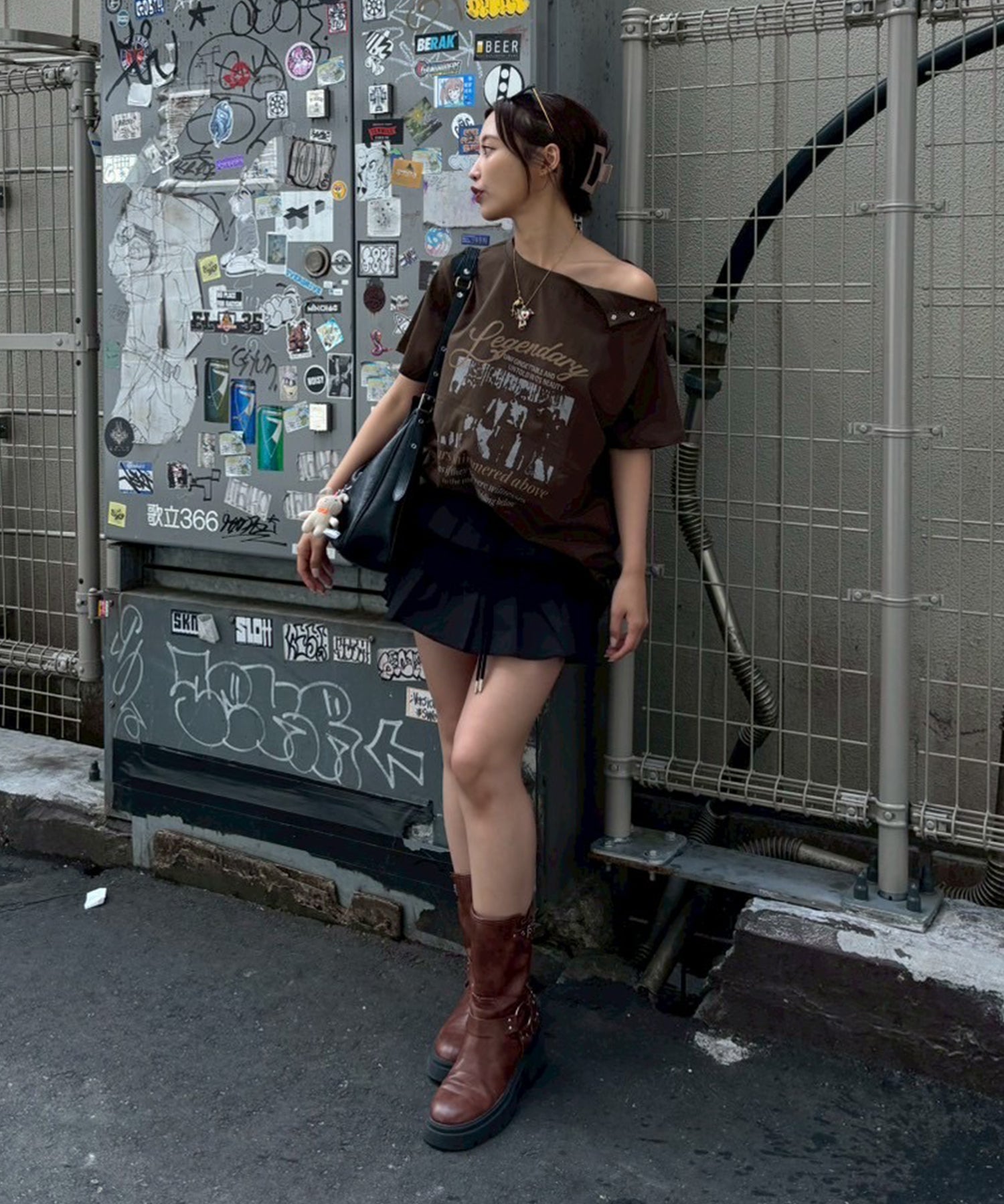 STAFF:163cm/COLOR:BLACK/SIZE:F