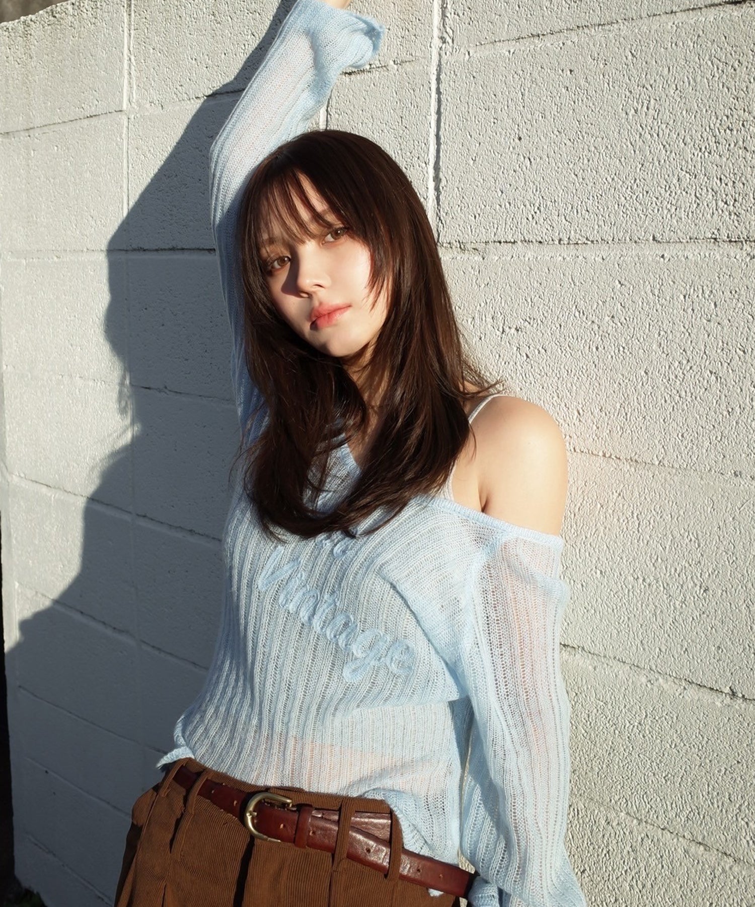 DIRECTOR:161cm/COLOR:LIGHT BLUE/SIZE:F