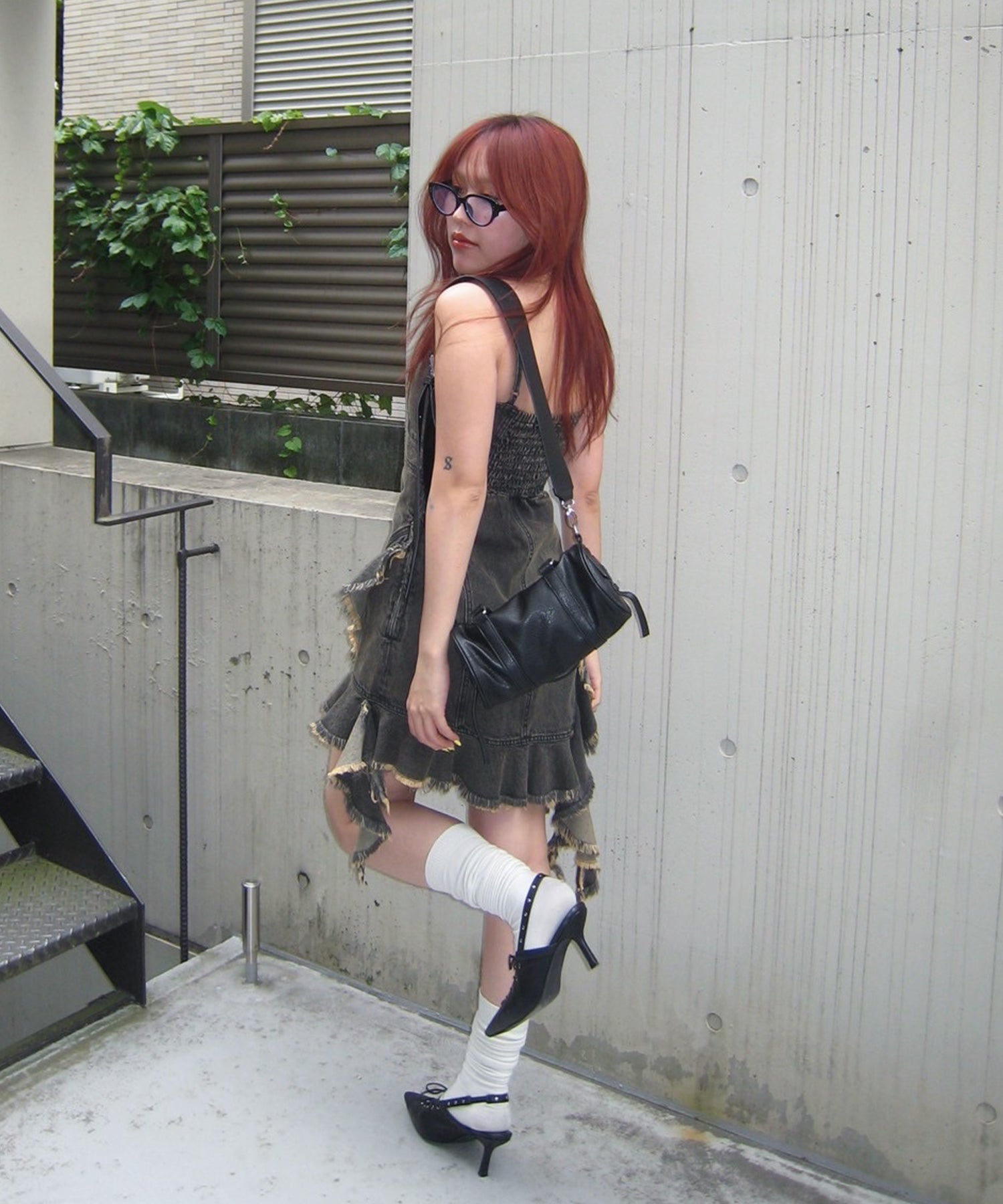 STAFF:158cm/COLOR:BLACK/SIZE:M