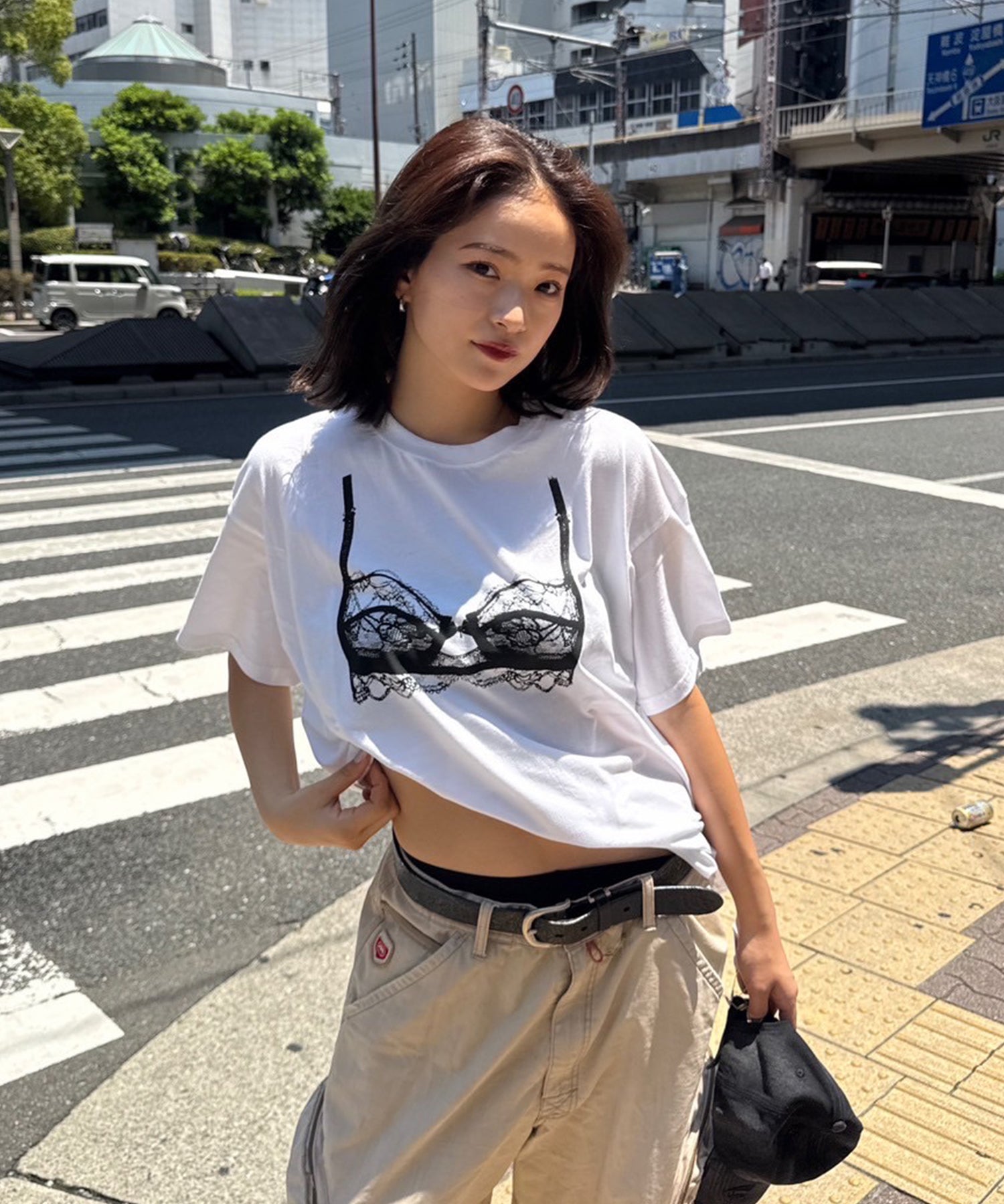 STAFF:170cm/COLOR:WHITE/SIZE:F