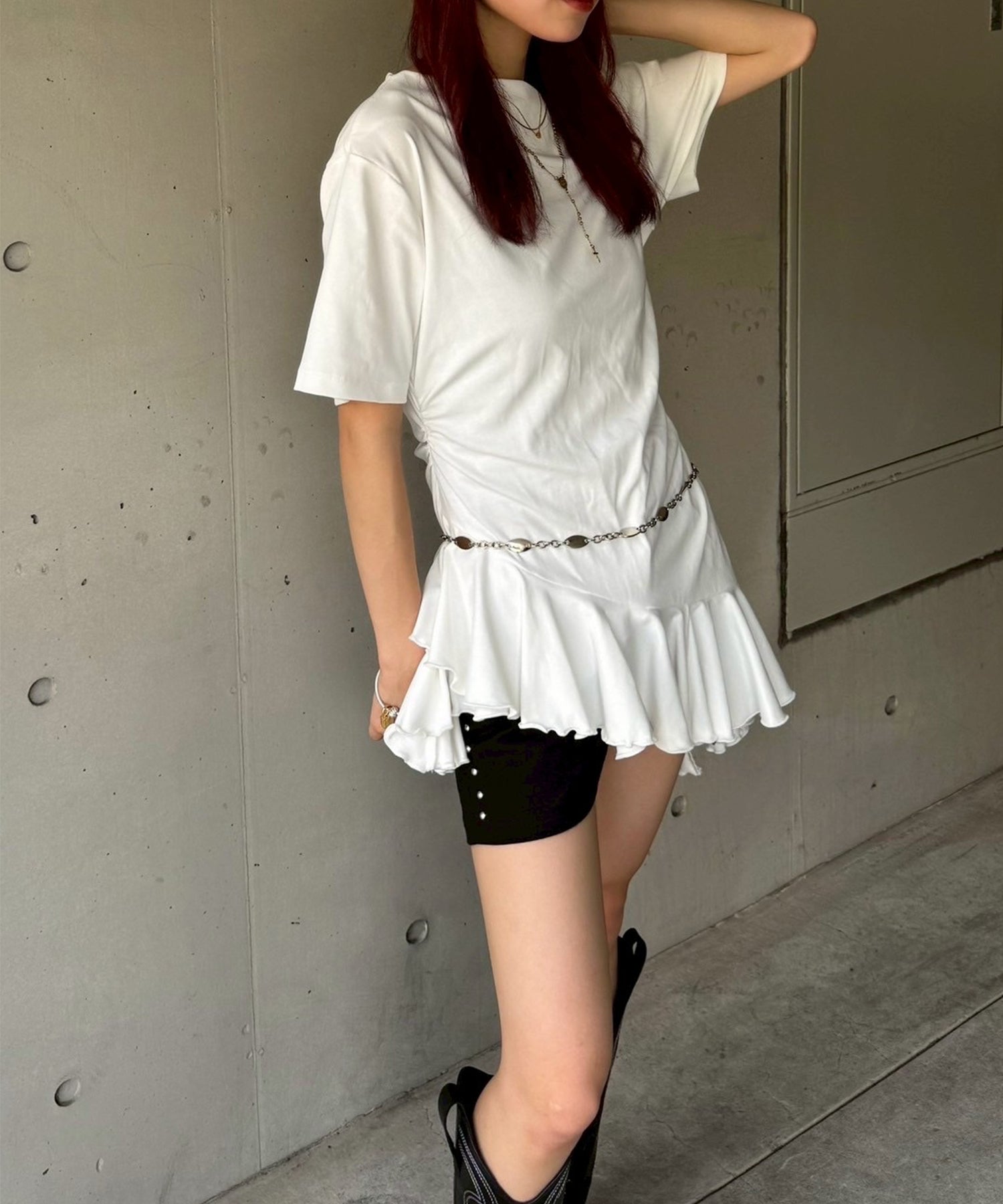 STAFF:155cm/COLOR:WHITE/SIZE:F